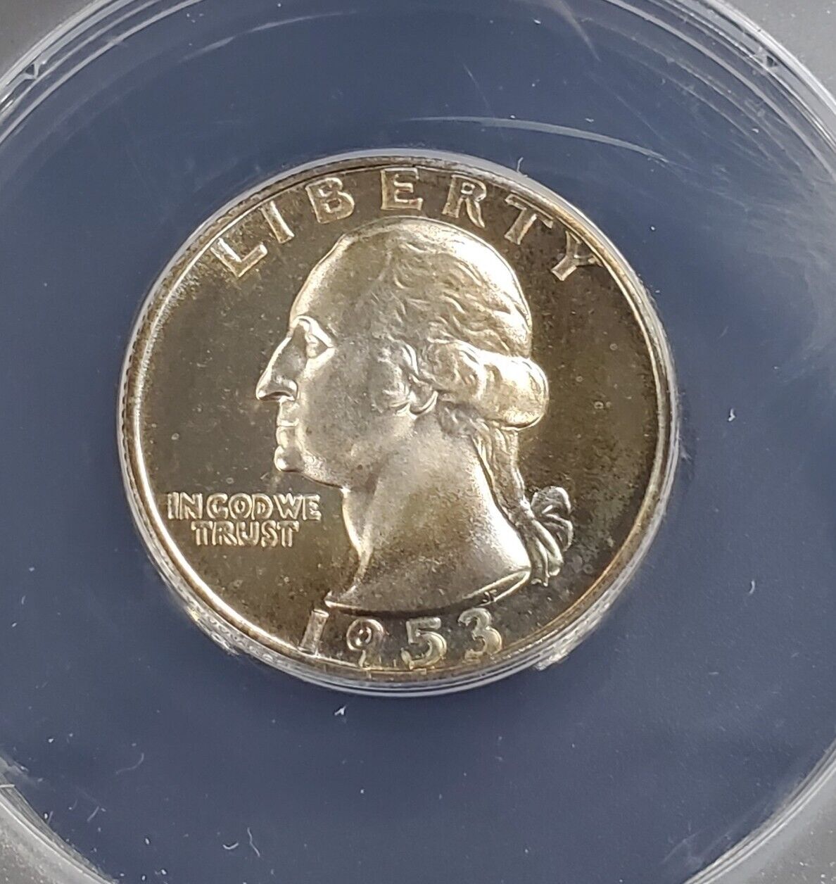 1953 P 25c Washington Silver Quarter Coin Proof 67 DDO FS-101 DIE 1 ANACS TONER