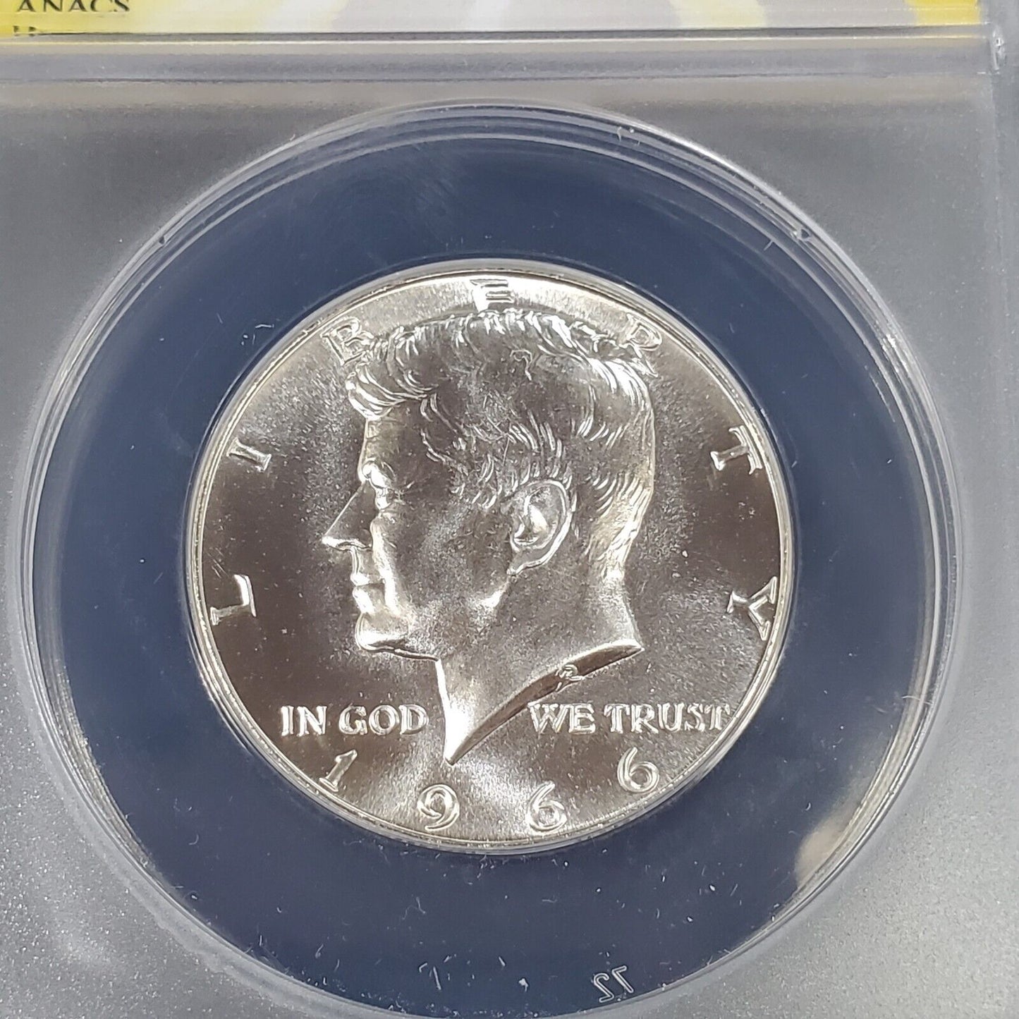 1966 SMS Kennedy Half Dollar ANACS PF68 DDO-013 FS-103 TOP POP #A