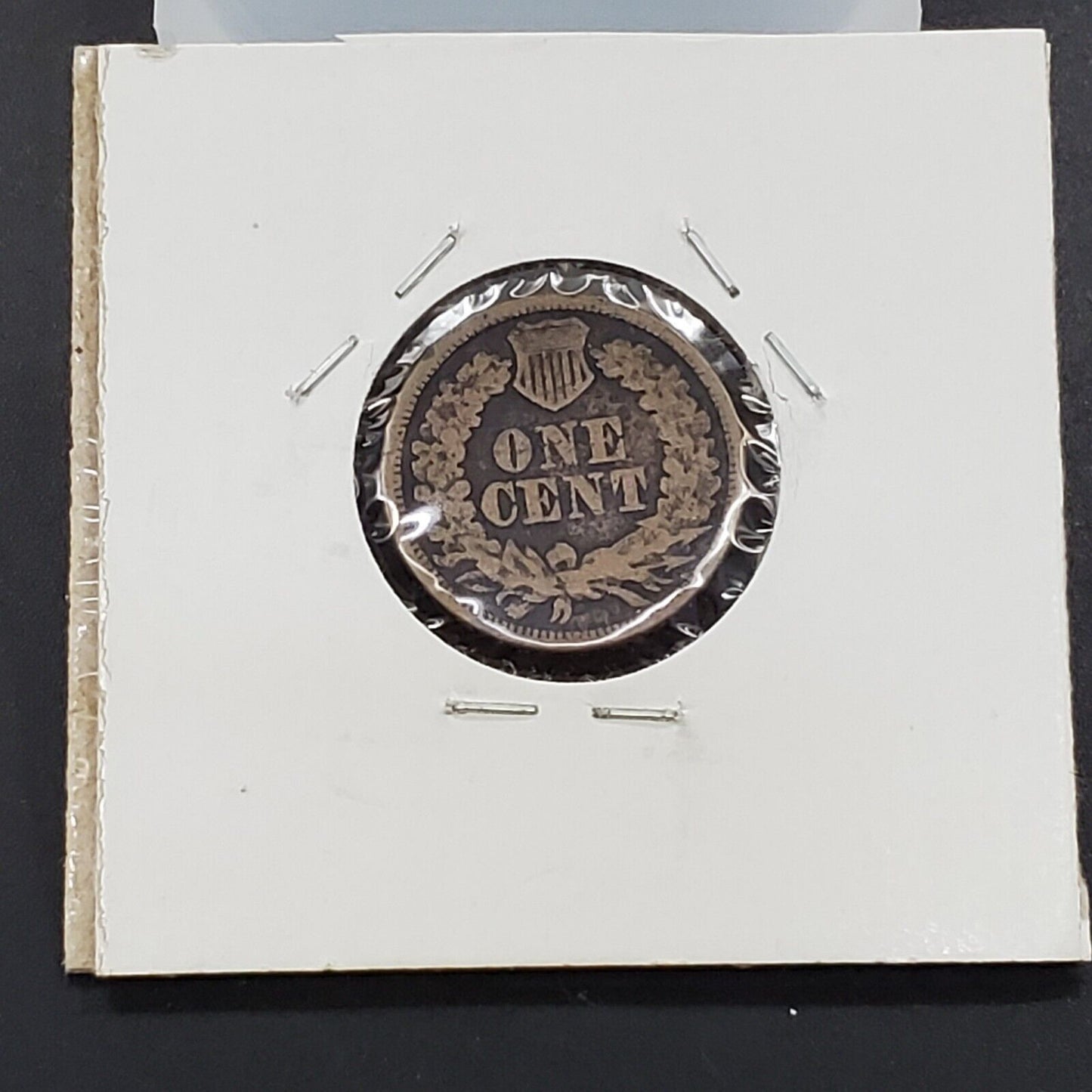 1863 P 1c Copper Nickel Indian Small Cent Penny Coin VG Very Good Circ