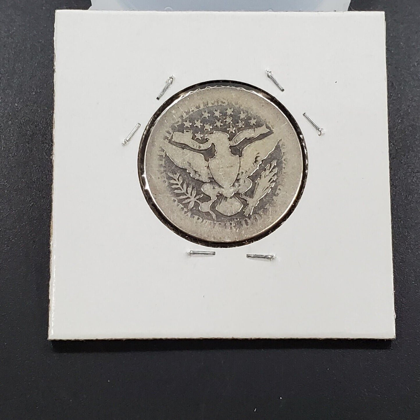 1913 D Barber Silver Quarter Coin Circulated AG About Good Circ