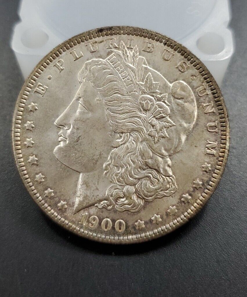 1900 O Morgan Dollar Coin Variety VAM 21 D2 Rare Die Cracks REV CH AU Toner