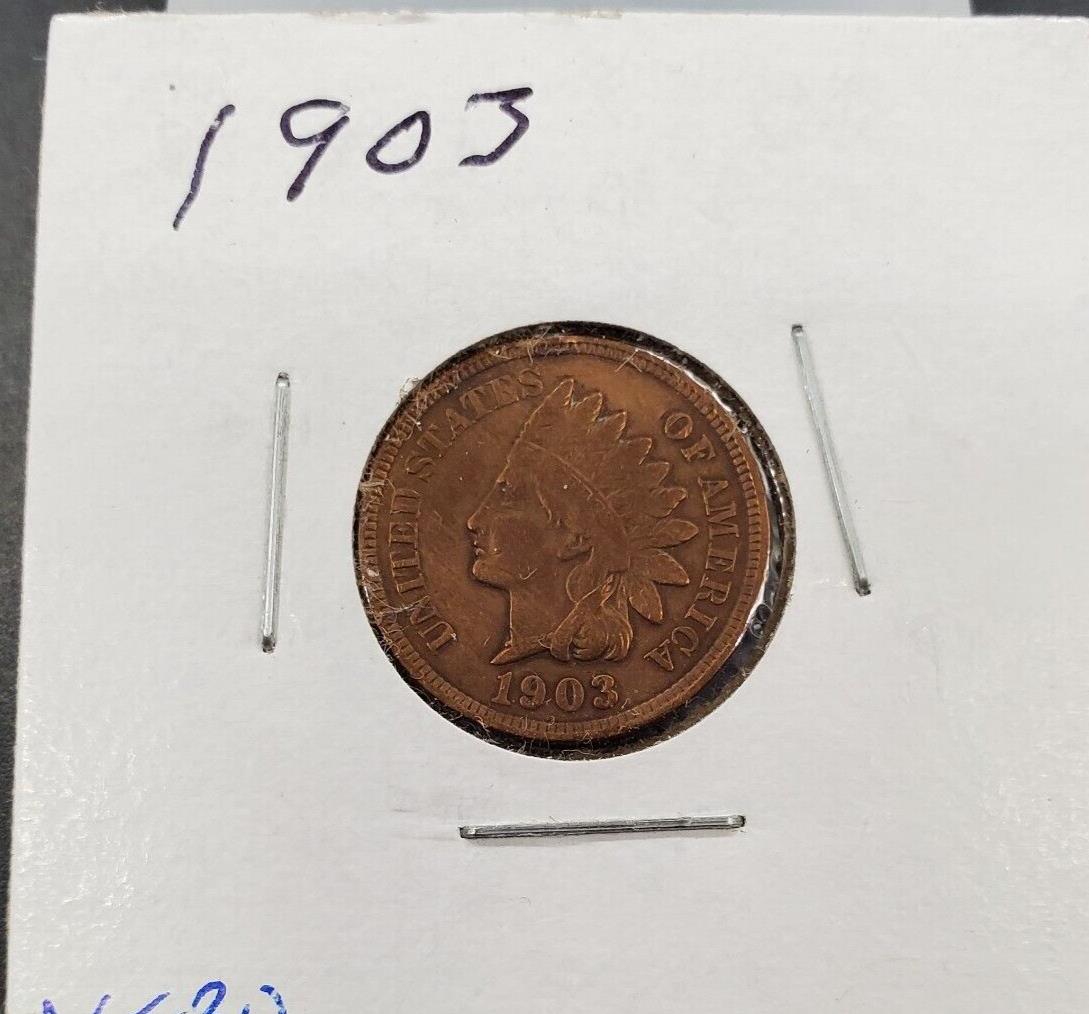 1903 Indian Head Cent Penny Nice coin XF EF Extra Fine
