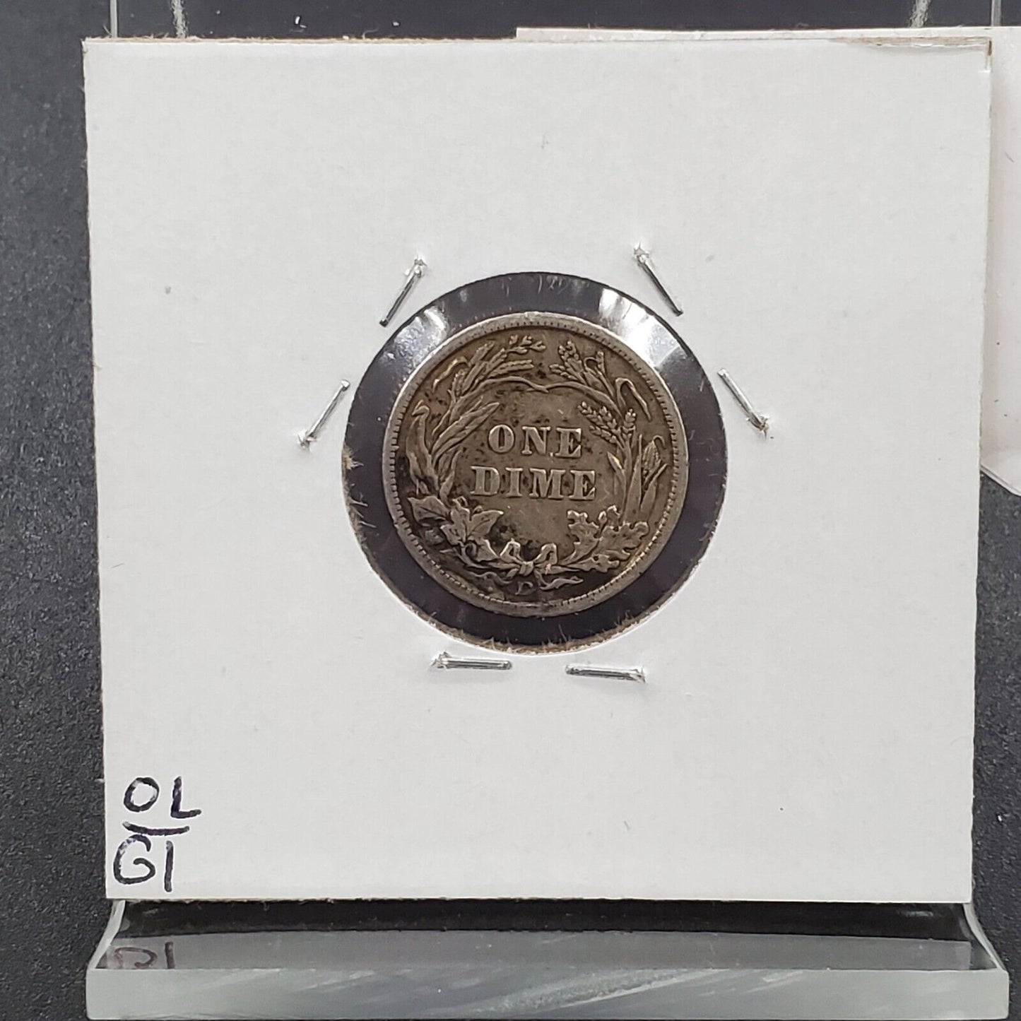 1914 D Barber DIME Silver Coin VF Very Fine Circ