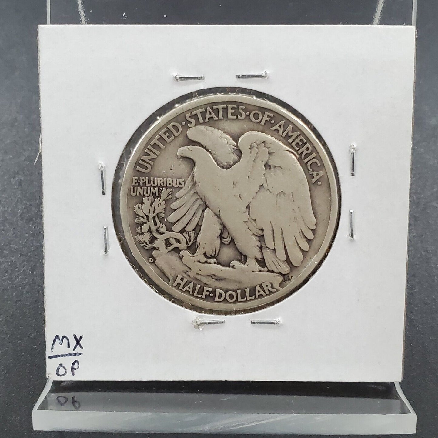 1938 D Walking Liberty Silver Half Dollar Coin Choice VG Very Good Circ Key Date