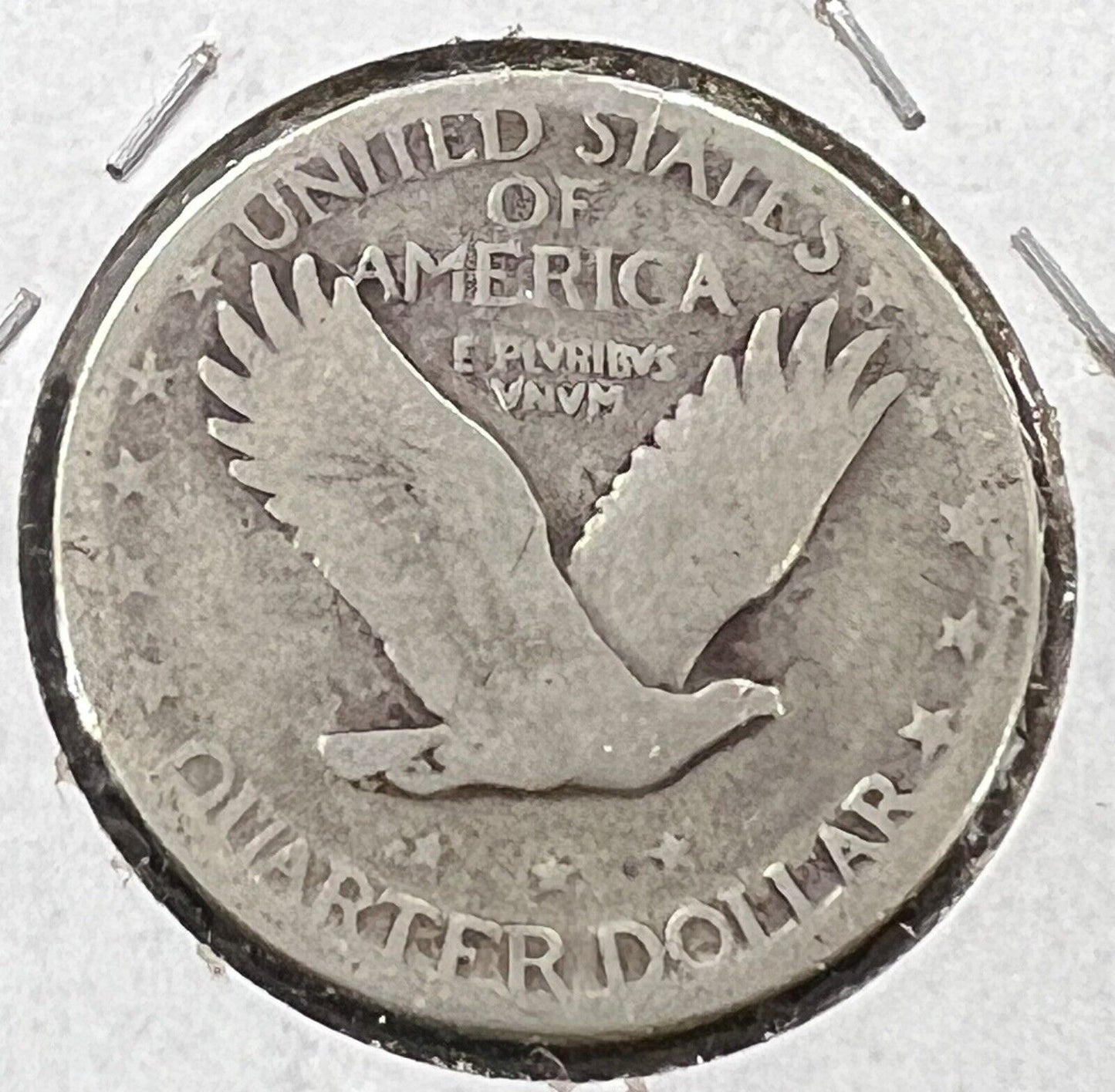 1928 D Standing Liberty Silver Quarter Coin Choice Good / VG Very G