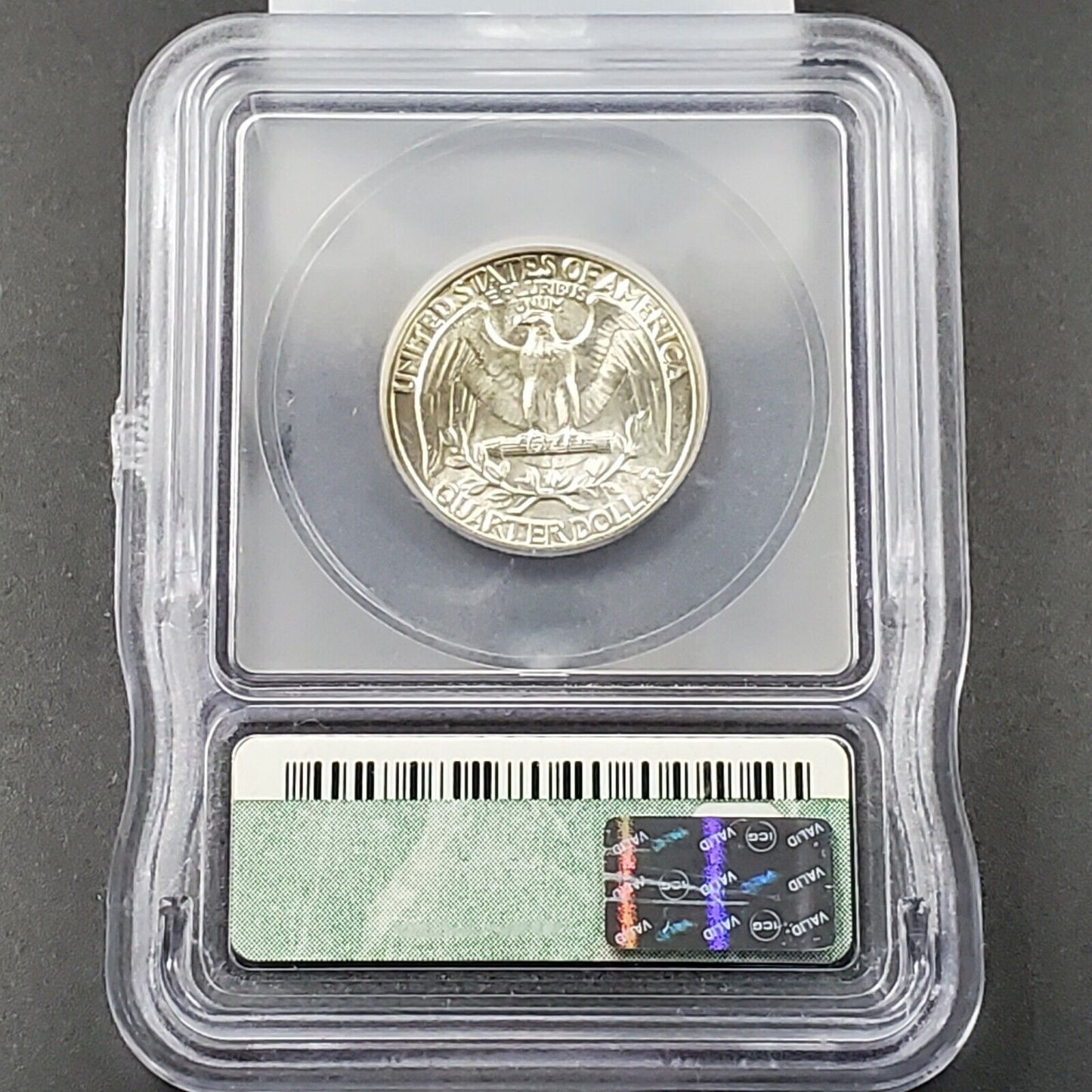 1948 P 25C Washington Quarter Silver Coin Retro ICG MS67 Gem BU Not Much Tone