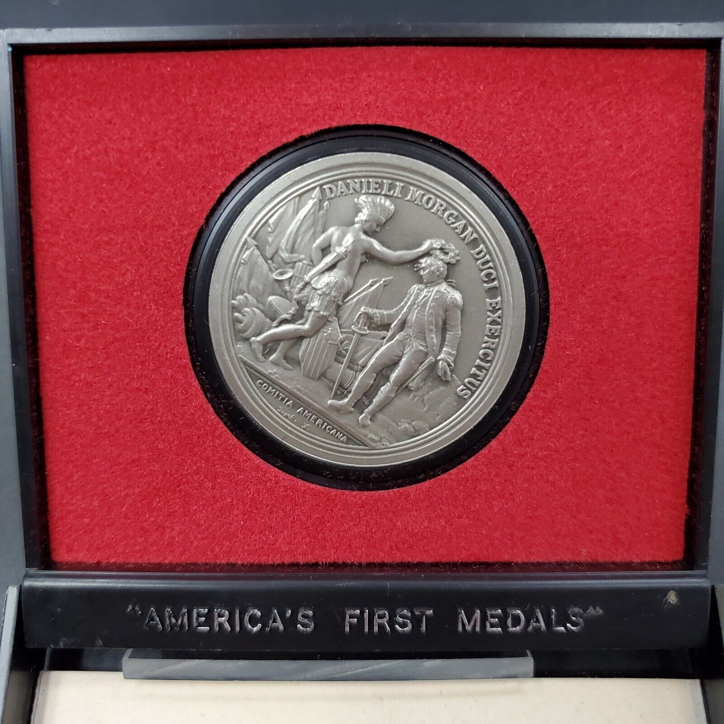 General Daniel Morgan America First Medals - U.S. Mint Pewter with Display Case