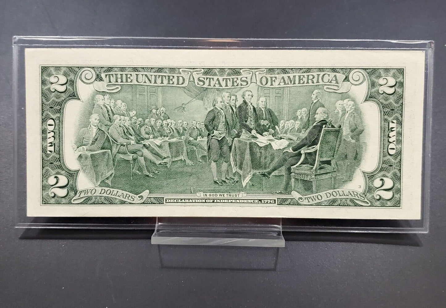 2003 $2 FRN FEDERAL RESERVE NOTE BILL CHOICE UNC Repeat Serial Number #a