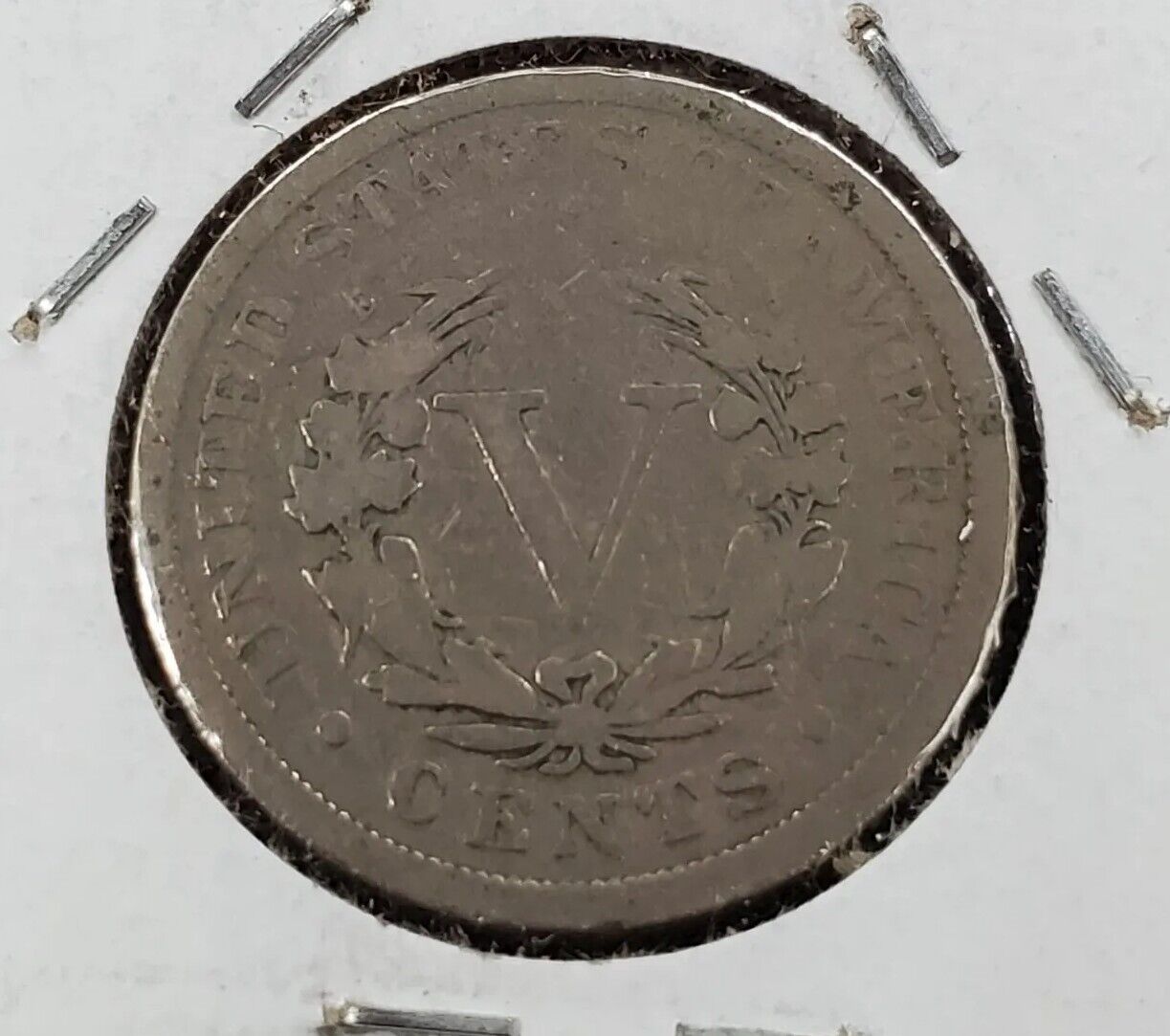 1889 P Liberty Head V Nickel Average G Good Circ