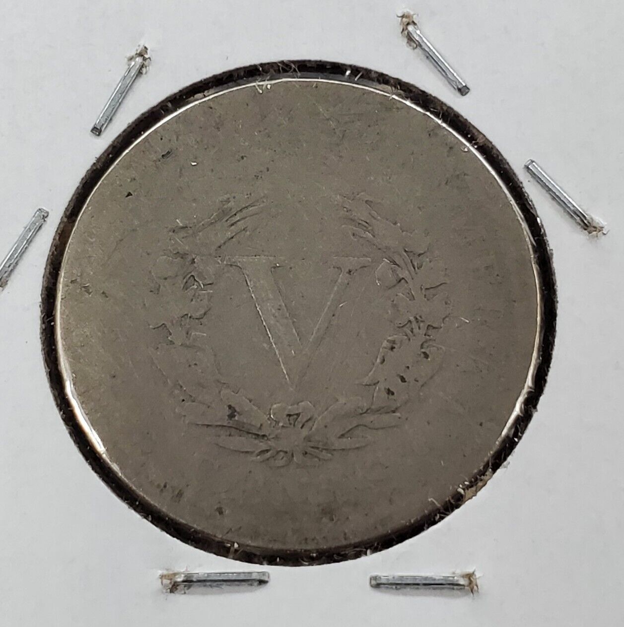 1887 P Liberty Head V Nickel Choice Circulated Condition AG Detail