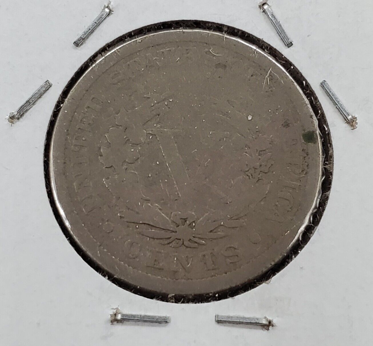 1890 Liberty Head V Nickel Neat Circulated Choice AG About Good