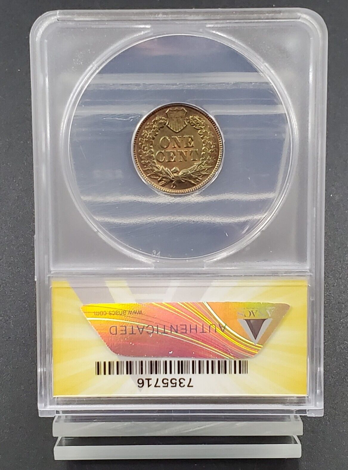 1888 P Indian Head Cent Coin ANACS AU55 S-2 Snow 2 Variety FS-302 RPD Toner
