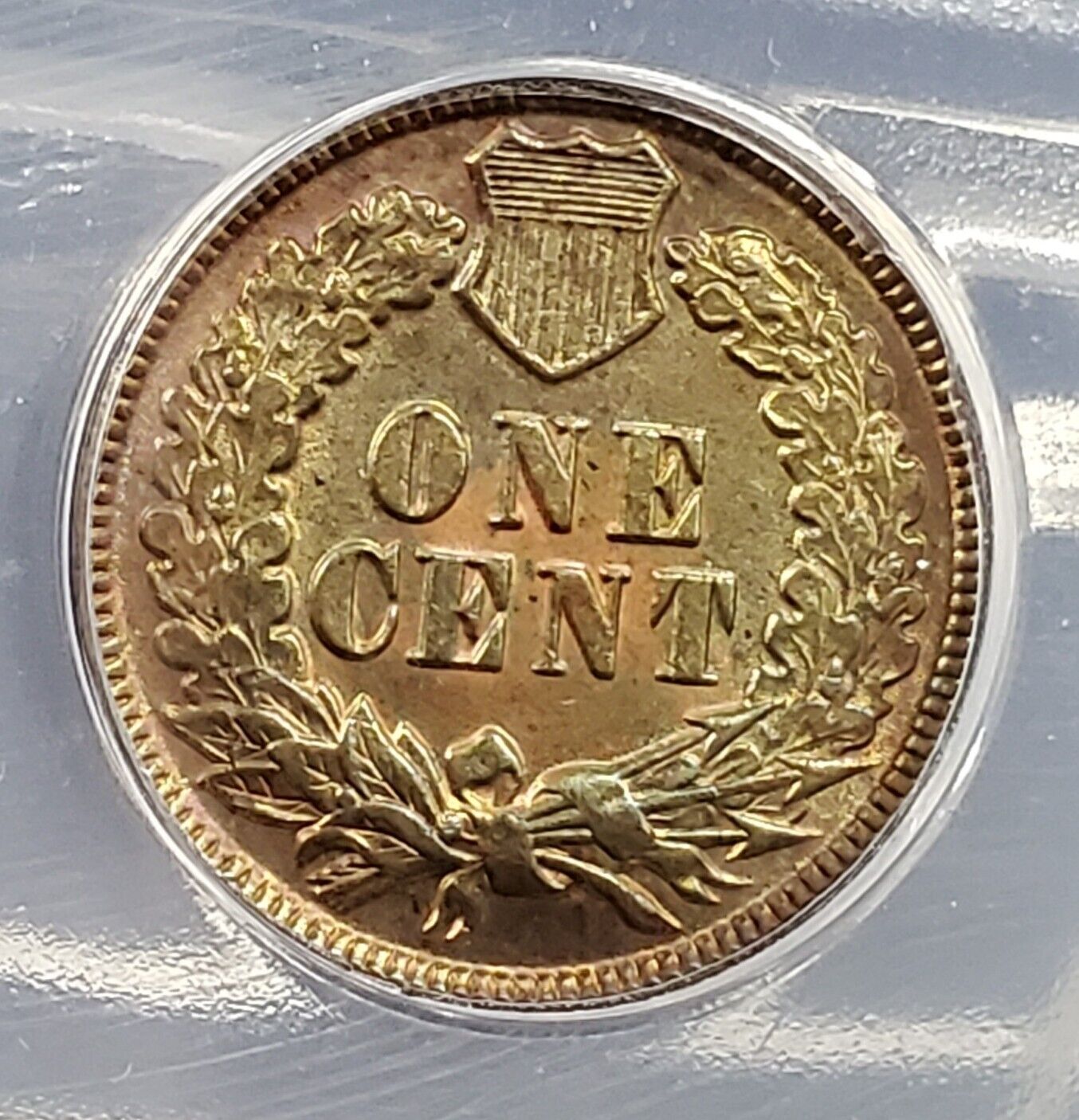 1888 P Indian Head Cent Coin ANACS AU55 S-2 Snow 2 Variety FS-302 RPD Toner