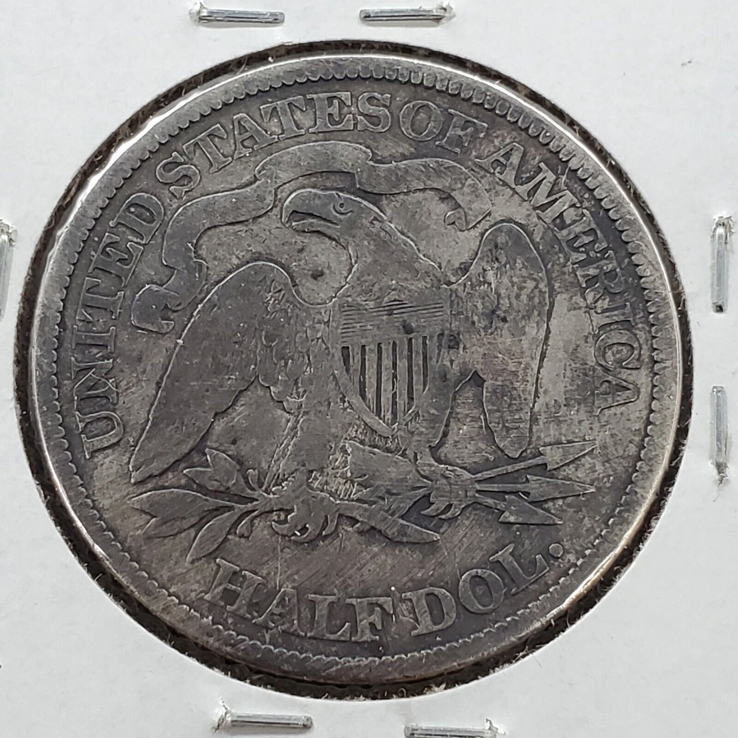 1874 P Seated Liberty Half Dollar 50c Silver Coin Circ w/Arrows VG Very Good