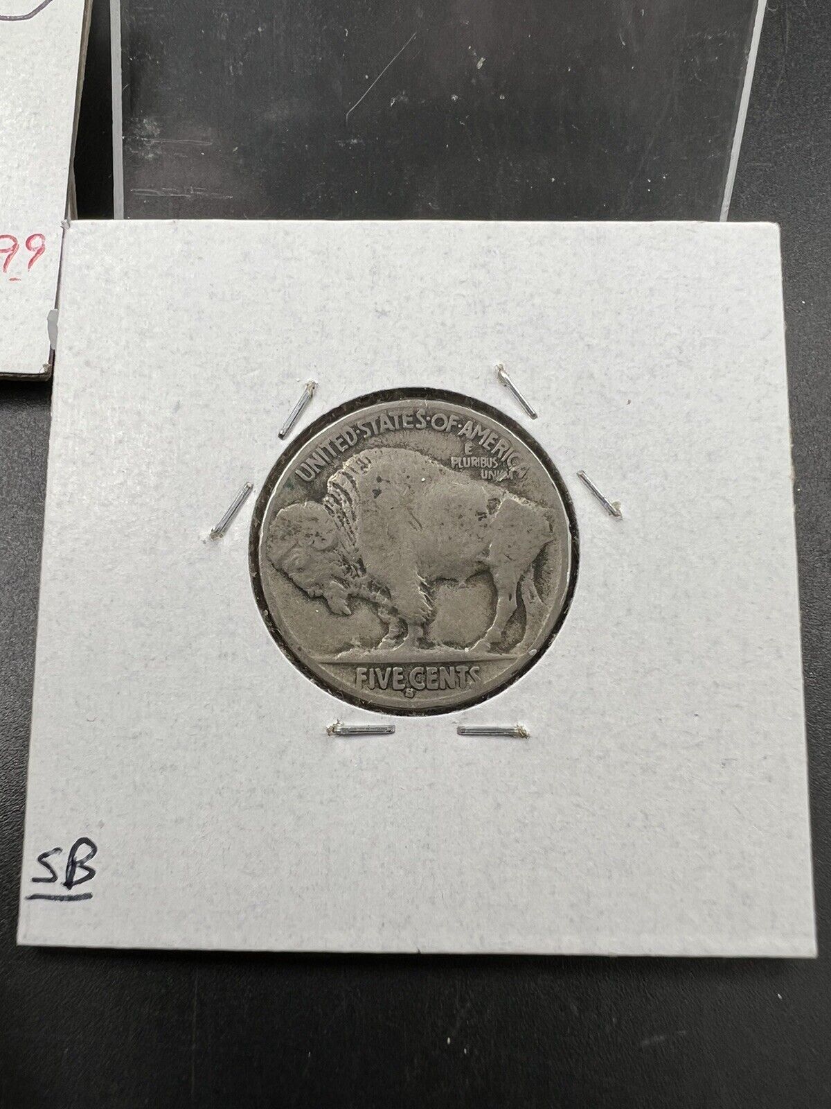 1916 S 5c Buffalo Indian Head Nickel Coin Choice Good circ planchet flaw obverse