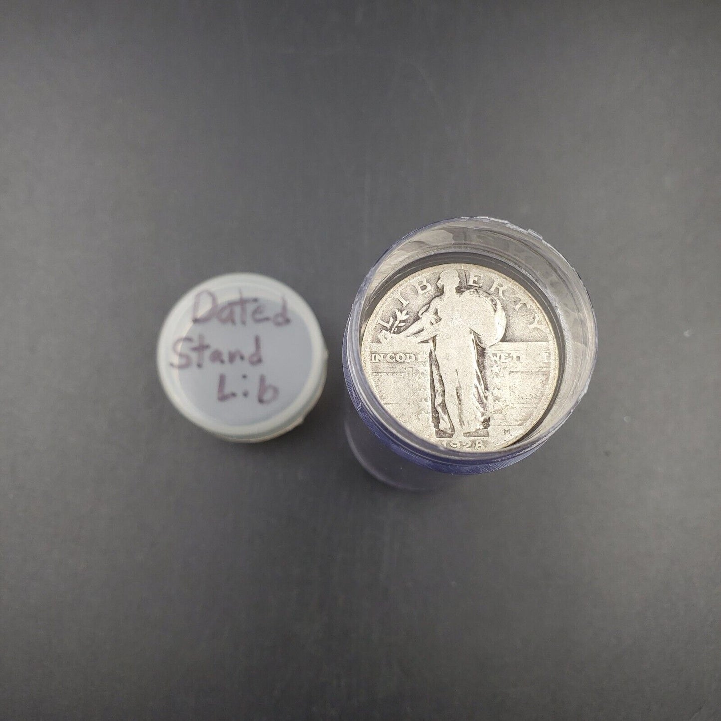 1925-30 Standing Liberty 90% SILVER Quarter Roll 40 Coins DATED CH AG / G