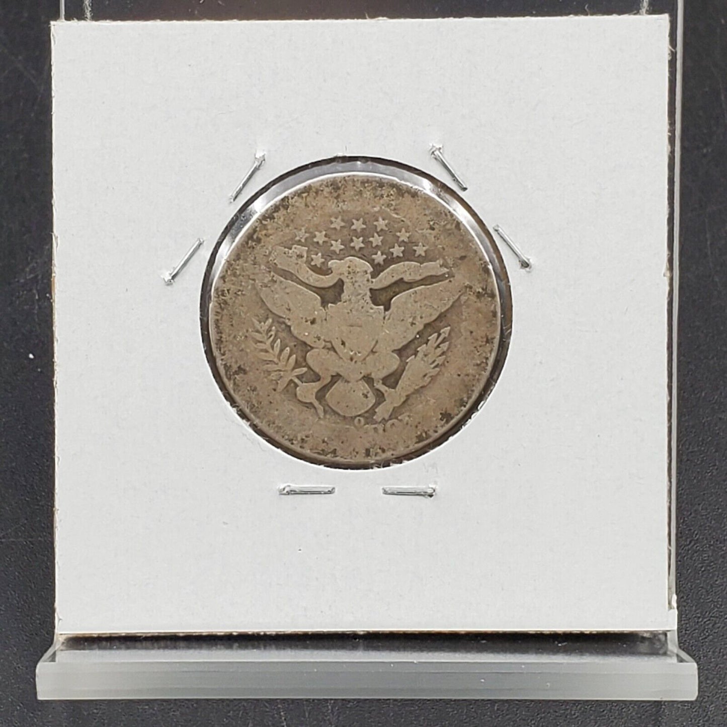 1895 O Barber Silver Eagle Quarter New Orleans Very Circ Fair / Poor