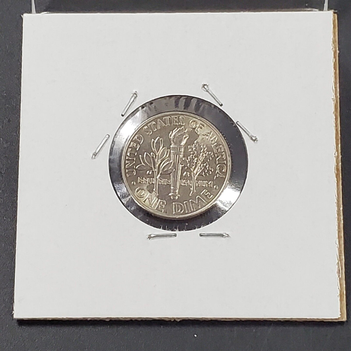 2005 P Roosevelt Dime Coin CUD Die Creak AU About UNC