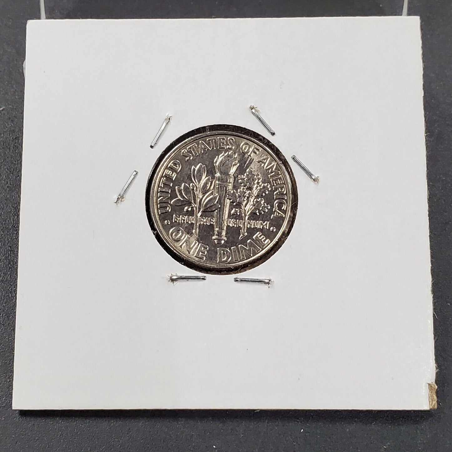 2007 P Roosevelt Dime Coin Die Chip cud obverse XF / AU
