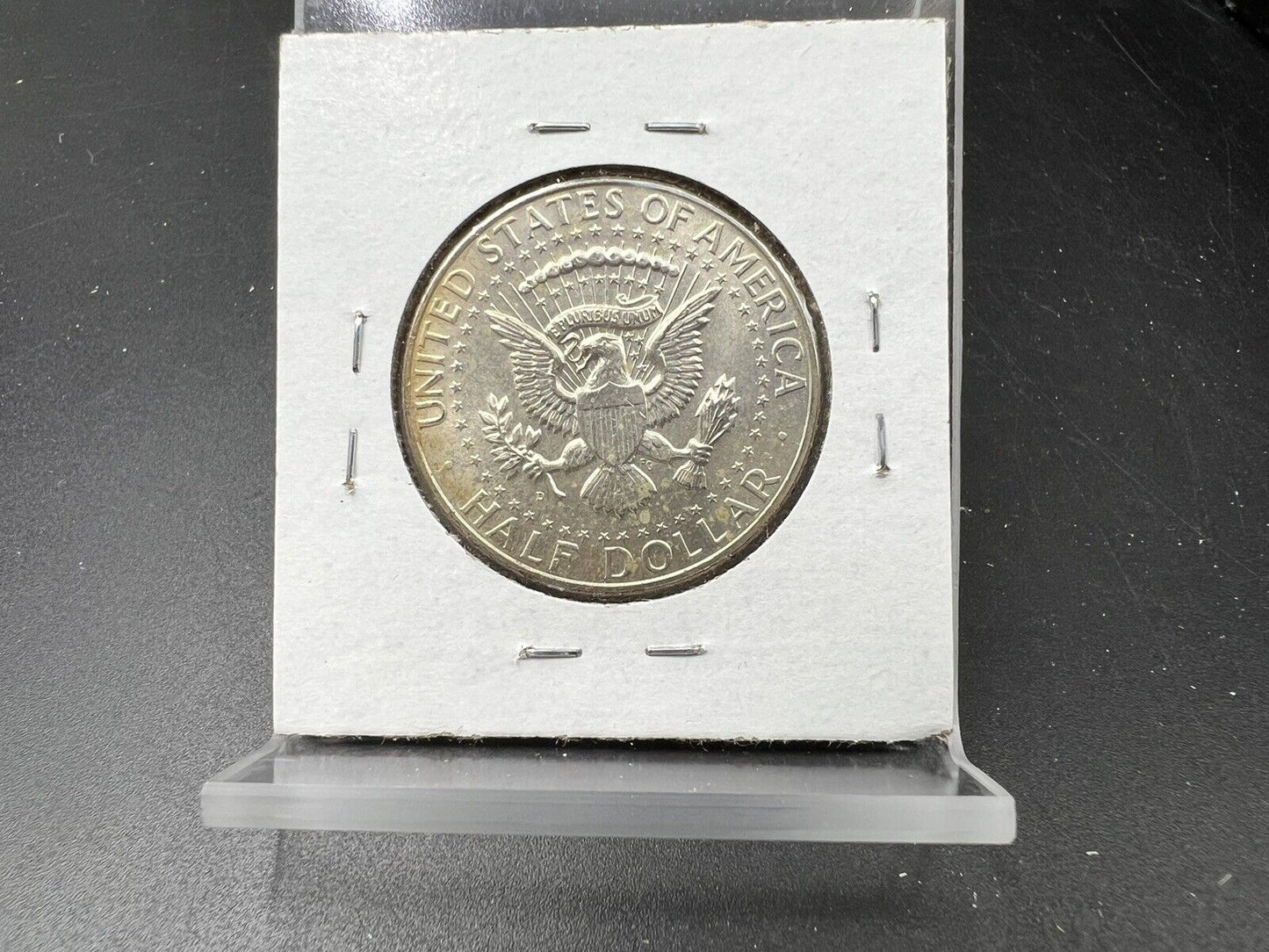 1964 P Kennedy Silver Half Dollar Coin UNC Neat Toning Toner