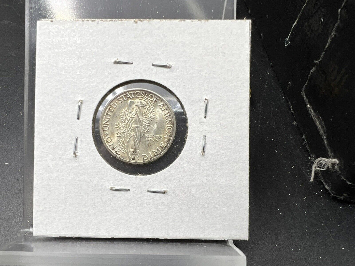 1944 P Mercury Silver Dime BU UNC Neat Toning WW2 World War Two Era Coin