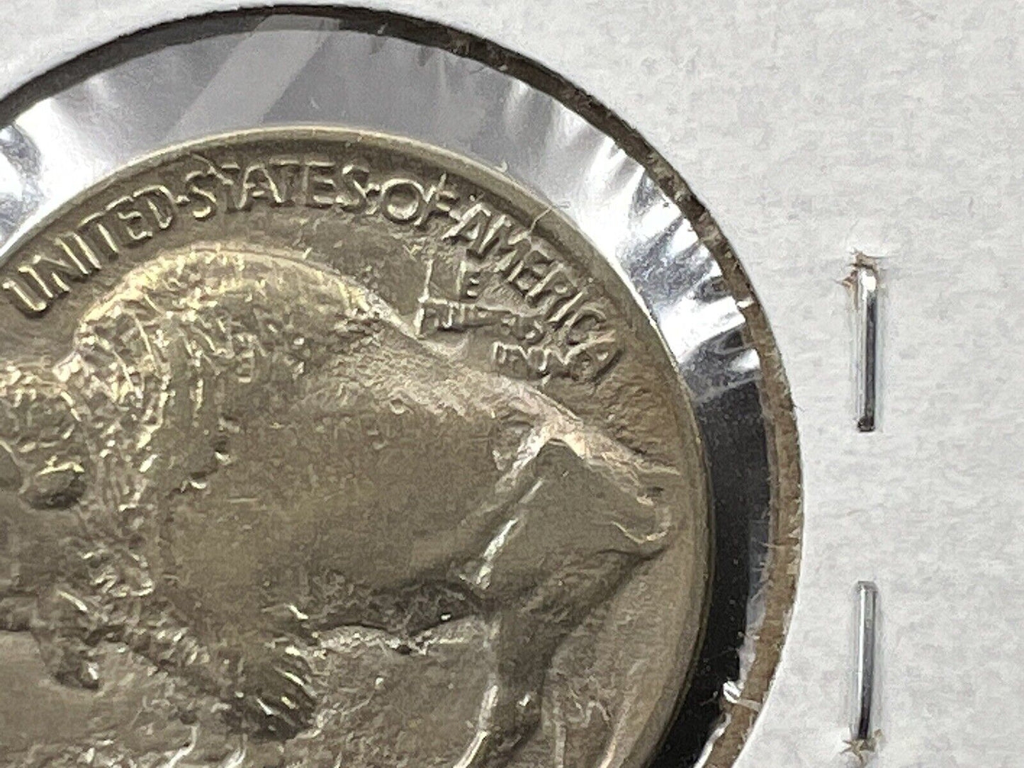 1913 P Buffalo Indian Head Nickel 5c BU UNC Type 1 Die Clash @ E Plurubus