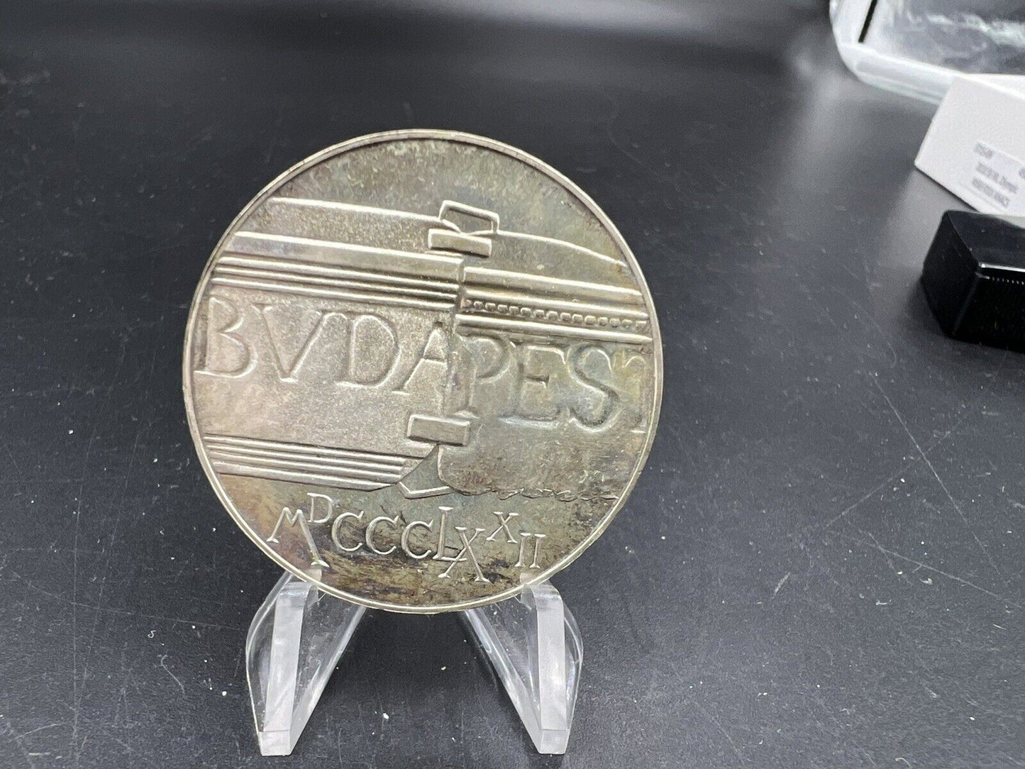 1972 Hungary 100 Forint Silver Goin GEM Proof KM 598 Budapest 6k Mintage TONER