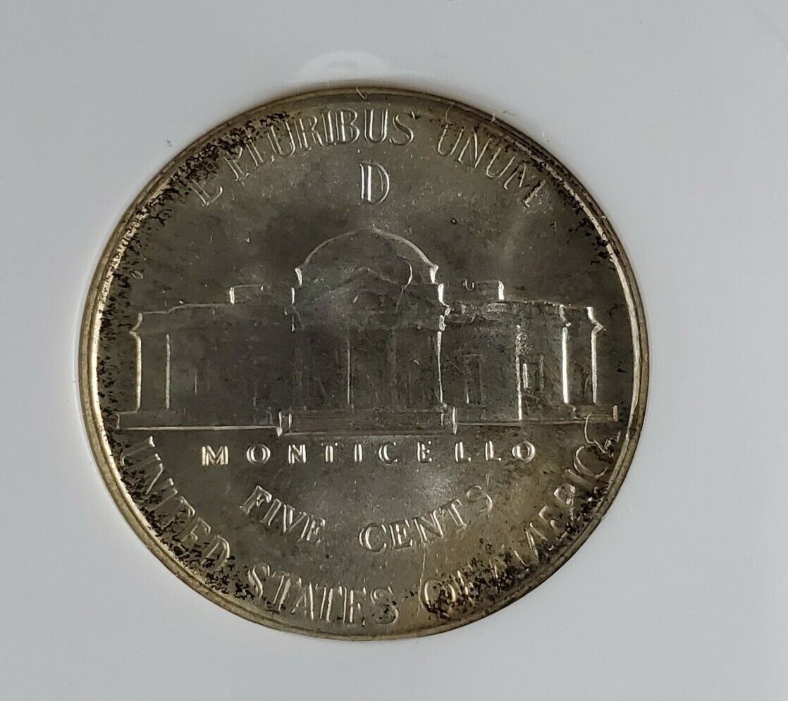 1943 D D/D Jefferson War Nickel Variety ANACS MS65 5.5 Full Step 5FS RPM FS-501