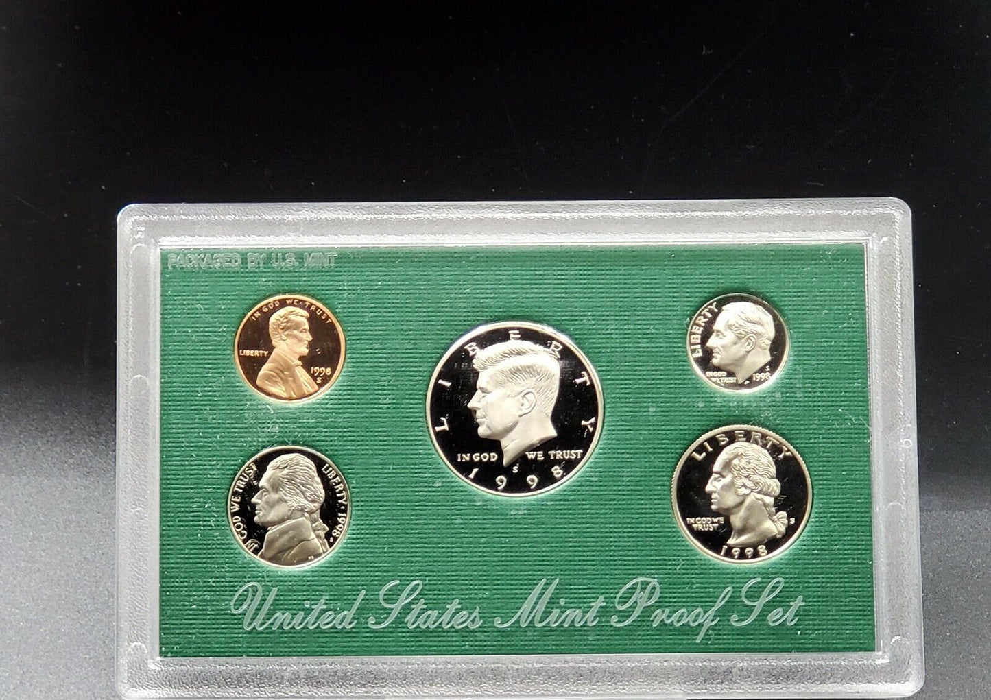 1998 S US Proof Clad Coin Set OGP Combo Shipping Discounts RobinsonsCoinTown
