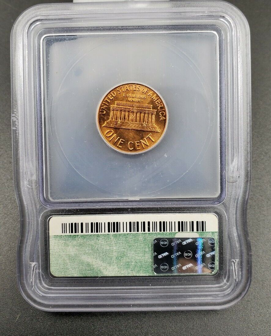 1968 P Lincoln Memorial Cent Penny Coin ICG MS67 GEM BU UNC