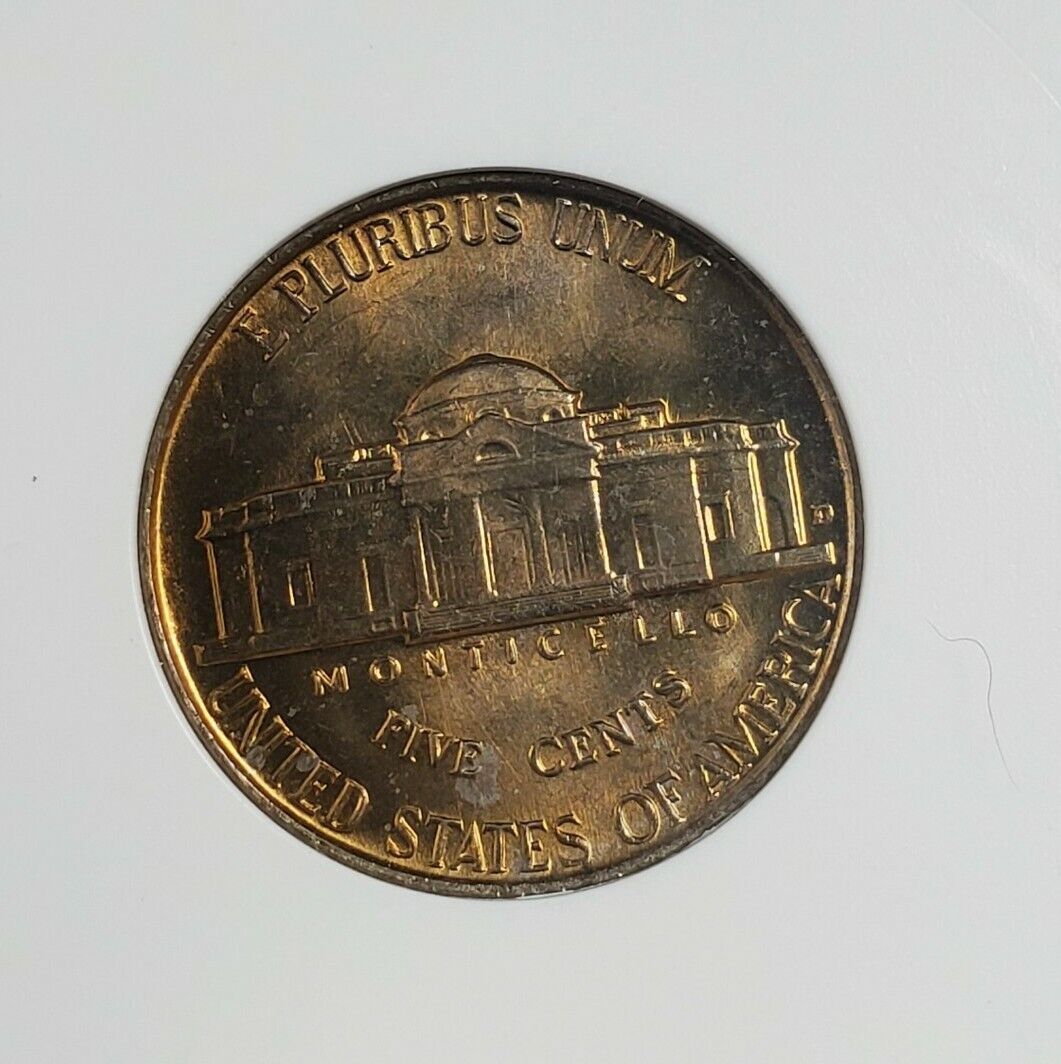 1940 D Jefferson Nickel Variety Coin MS65 5FS DDR 001 DMR-005 ANACS GEM BU