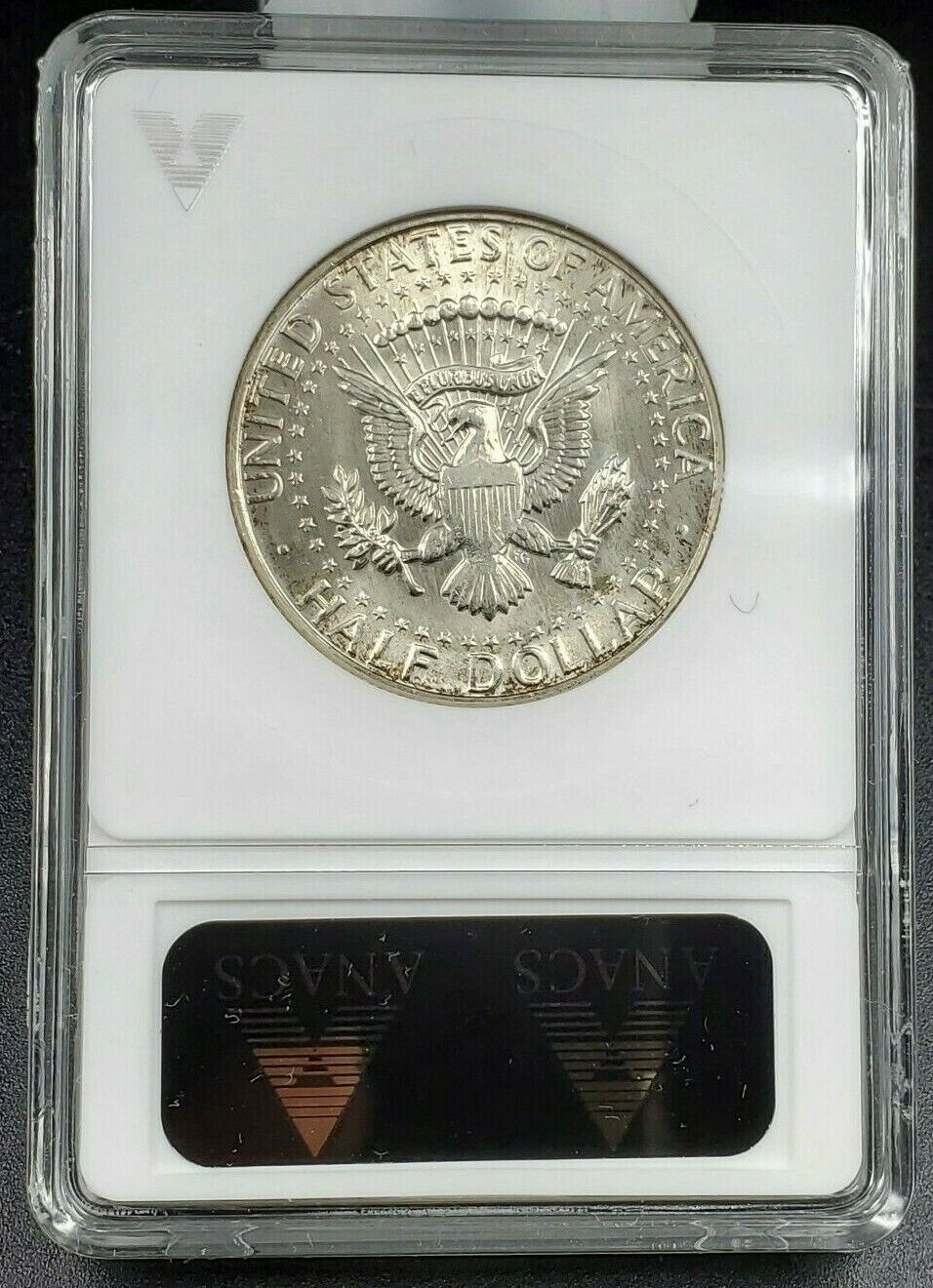 1965 P Kennedy Half Dollar ANACS MS64 50C DDR-002 DMR-008 Variety Double Die MS