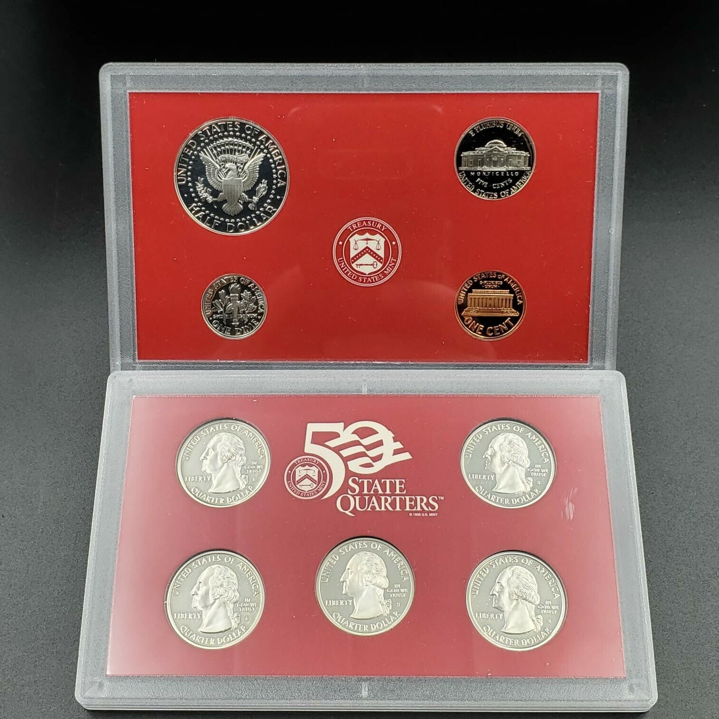1999 S US Proof 90% Silver Coin Set OGP Combo Ship Discounts RobinsonsCoinTown