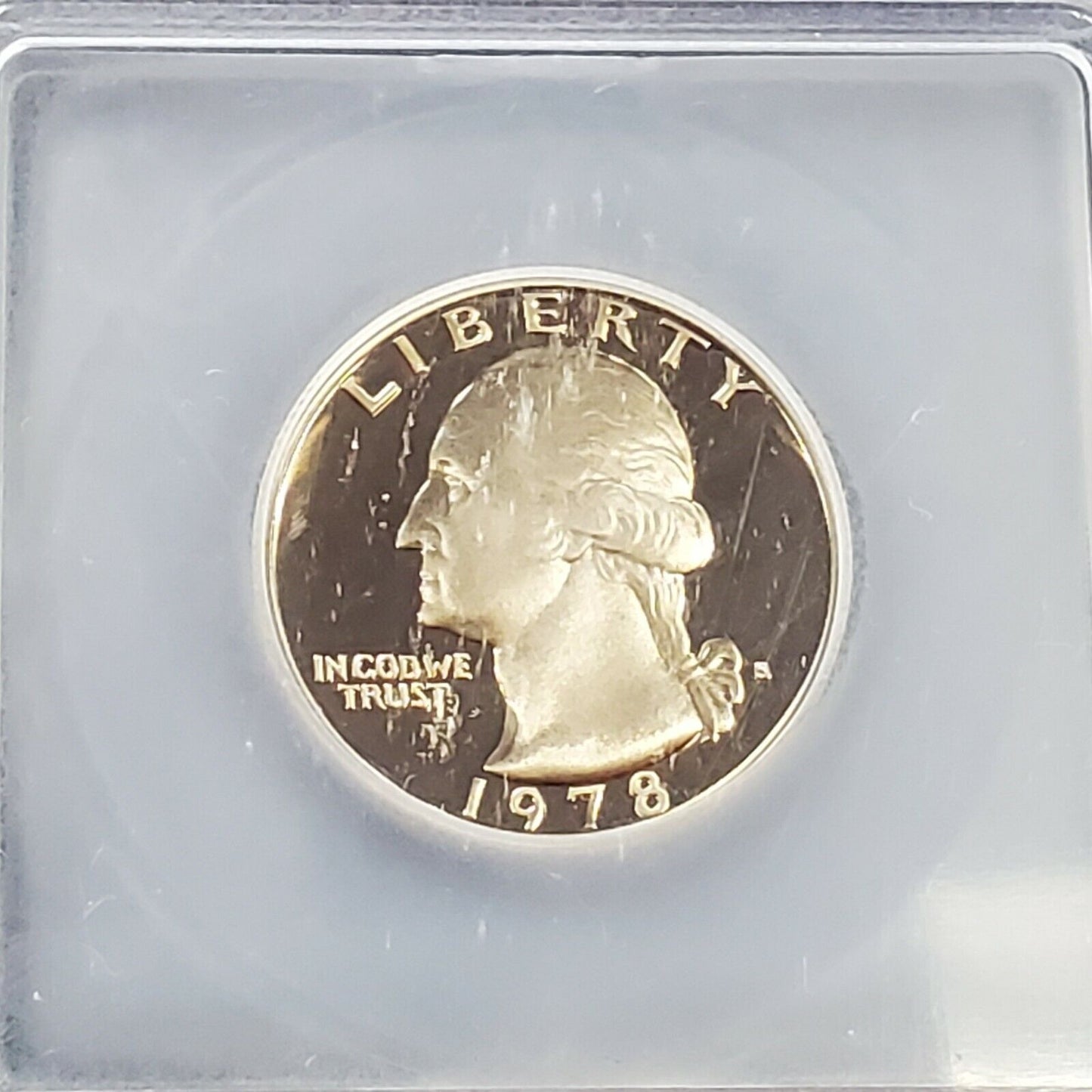 1978 S Washington Clad Proof Quarter Coin PR70 ICG 25c GEM DCAM