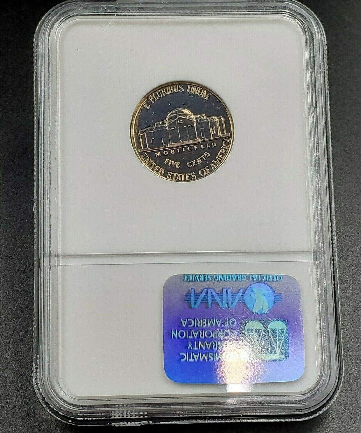 1963 P Jefferson Nickel Coin NGC PF69 Gem Proof ANA Brown Label Holder