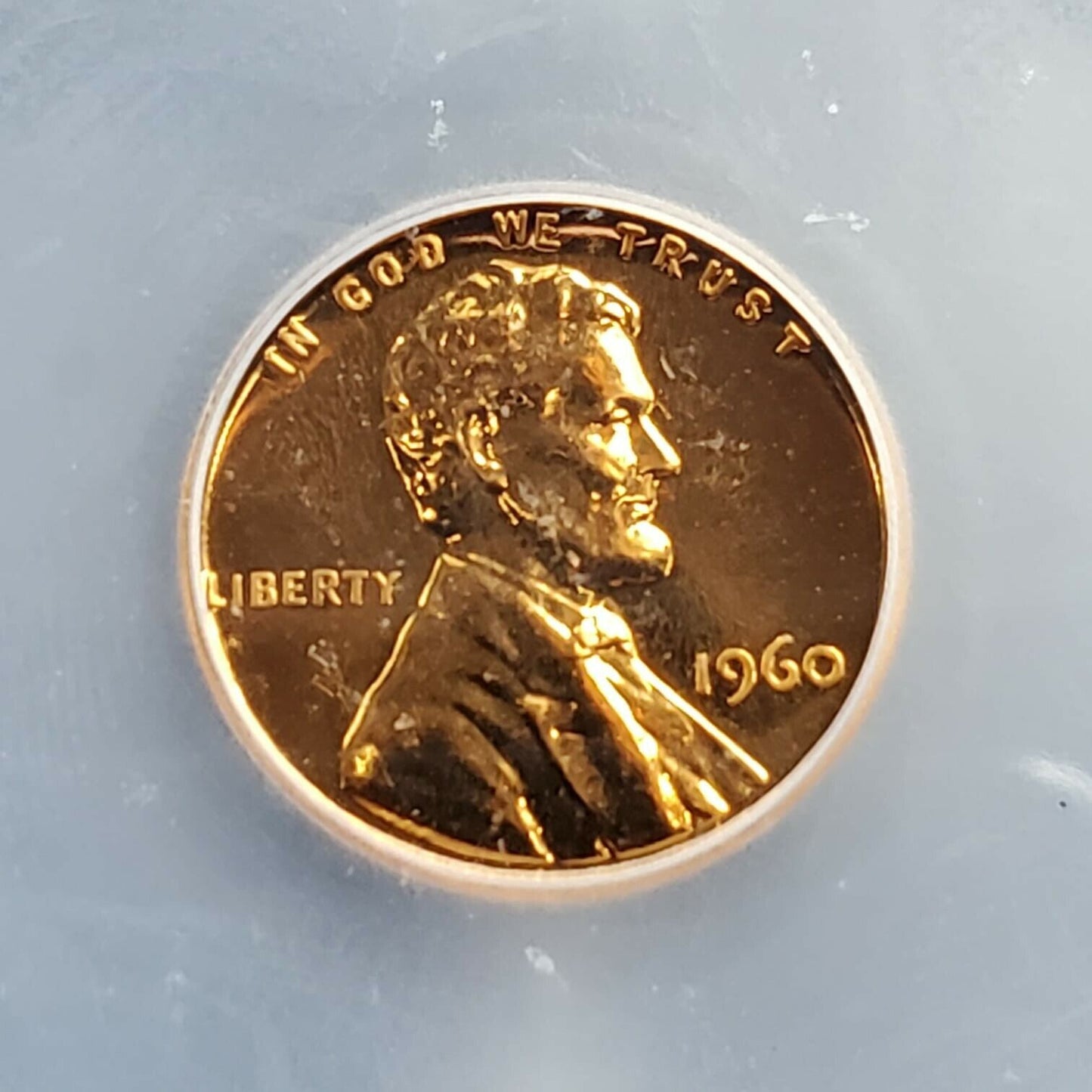 1960 P Lincoln Memorial Cent Penny Coin Retro ICG PR69 RED Large Date Variety