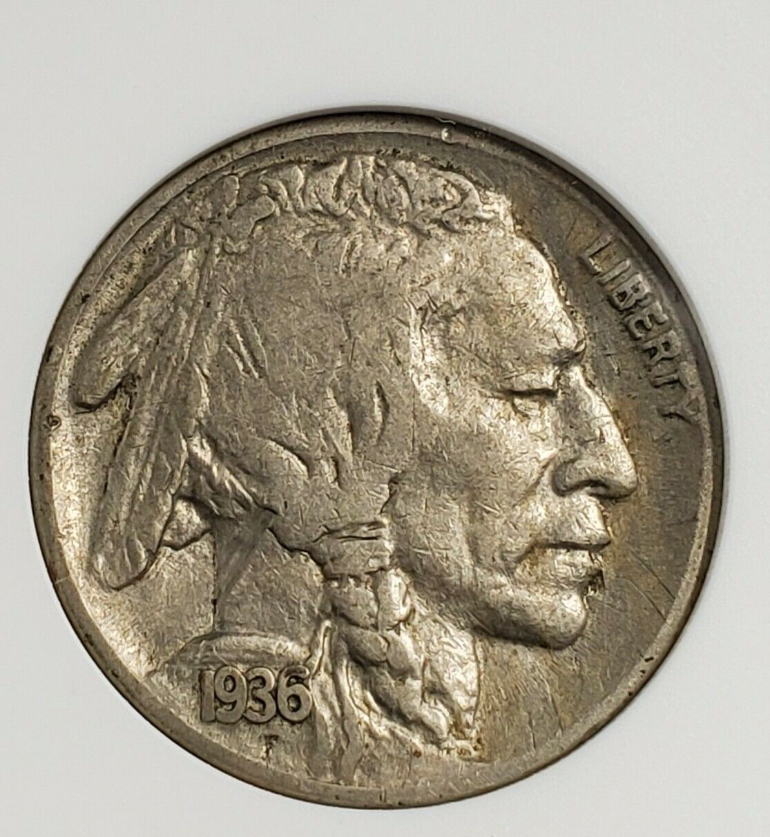 1936 S Buffalo Nickel Variety Coin ANACS VF Details RPM S/S FS-501 FS-020