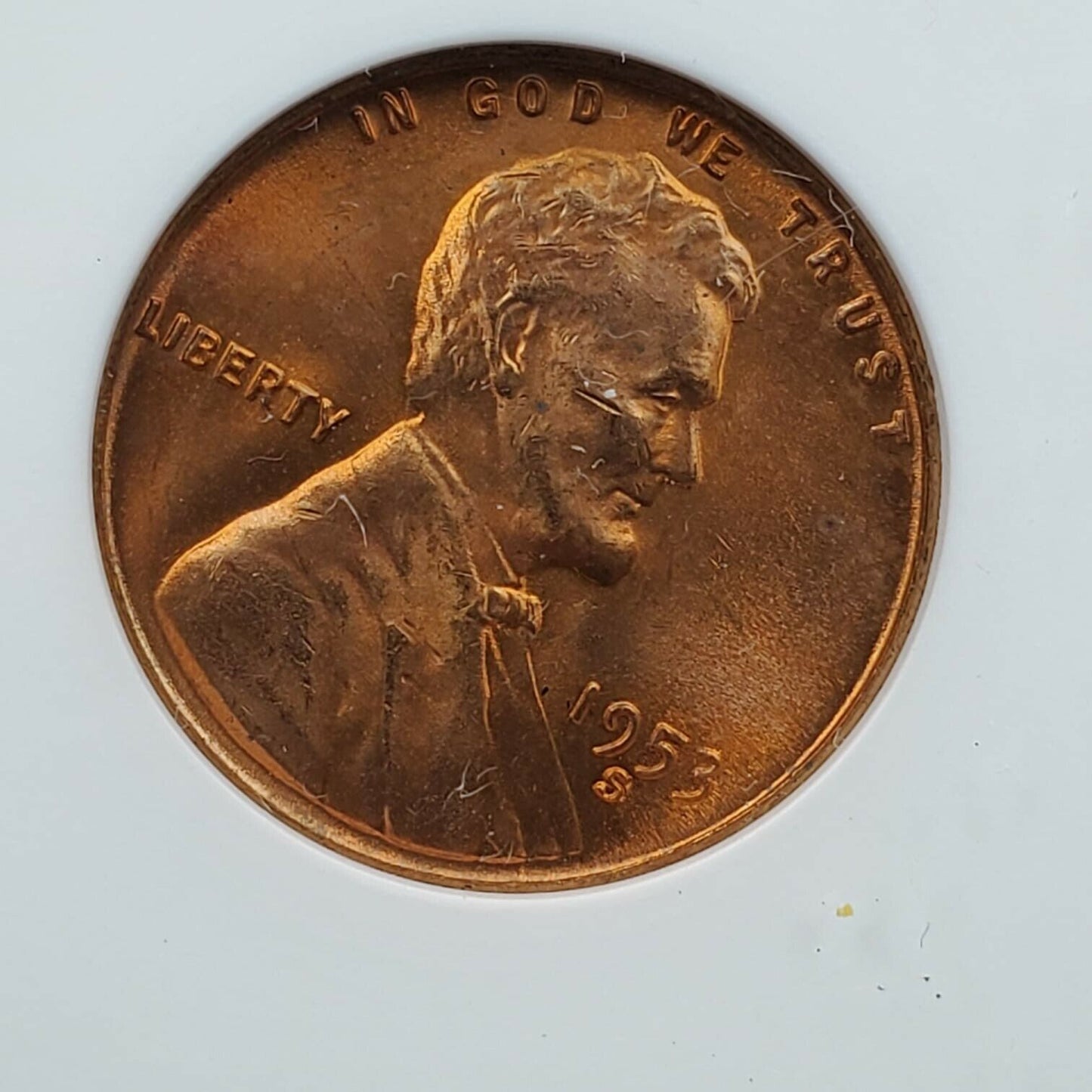 1953 S S/S Lincoln Wheat Cent Penny ANACS MS64 RPM 019 Variety