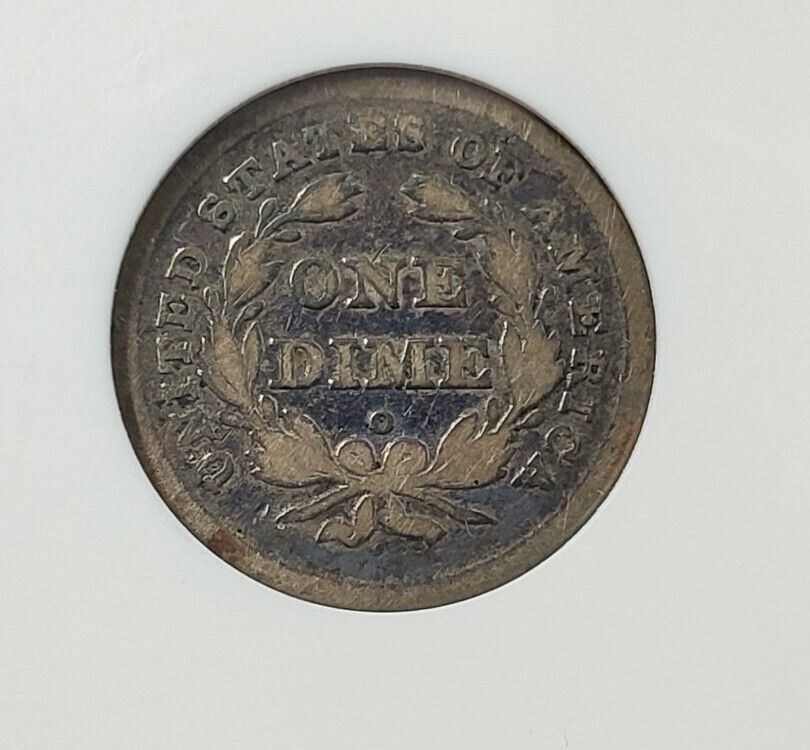 1840 Micro O Liberty Seated Dime Variety Coin ANACS G4 Breen-3230 F-104