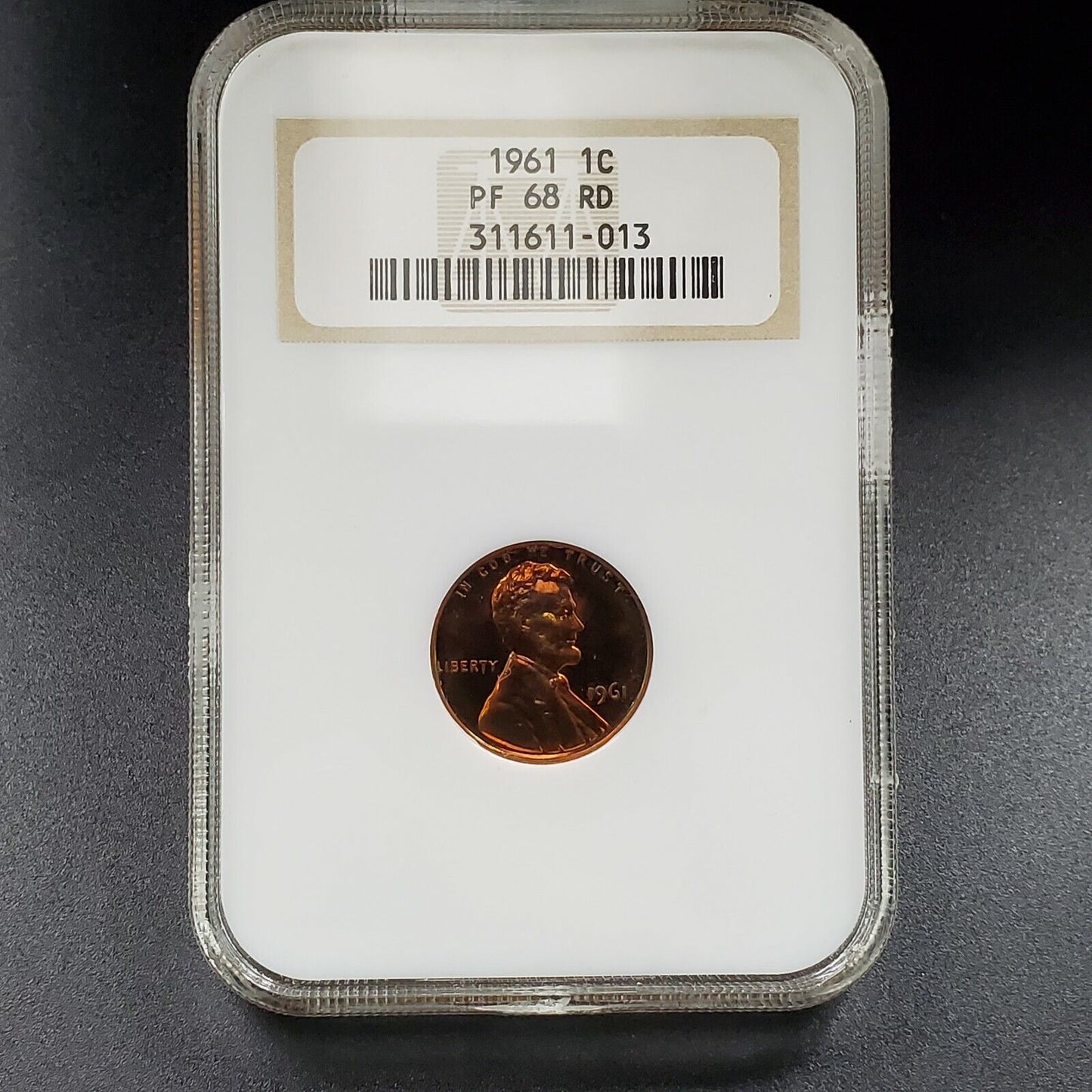 1961 P Complete 5 Coin Proof Set NGC Graded Brown Label PF 66 68 W 2 Fat Holders