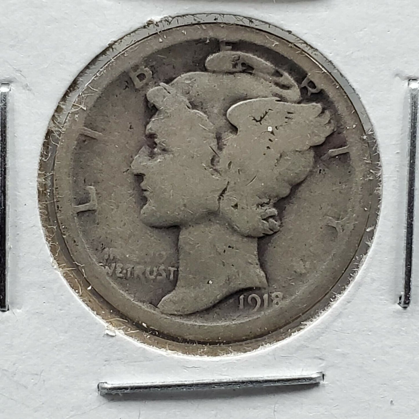 1918 S Mercury Dime Silver Coin Circulated RobinsonsCoinTown ComboShipDiscount