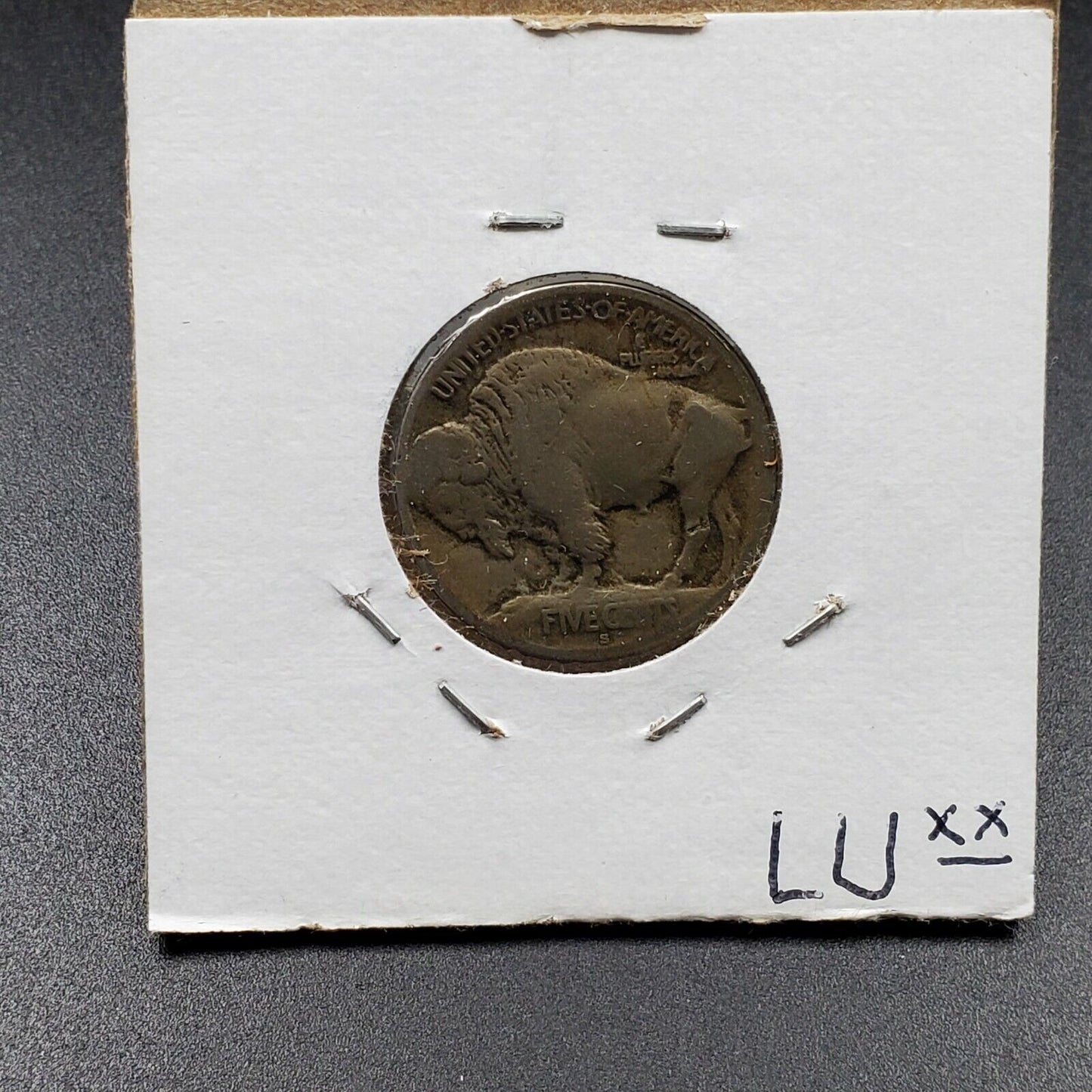 1913 S 5c Buffalo Nickel Coin Choice Good G Nice Circulated Condition