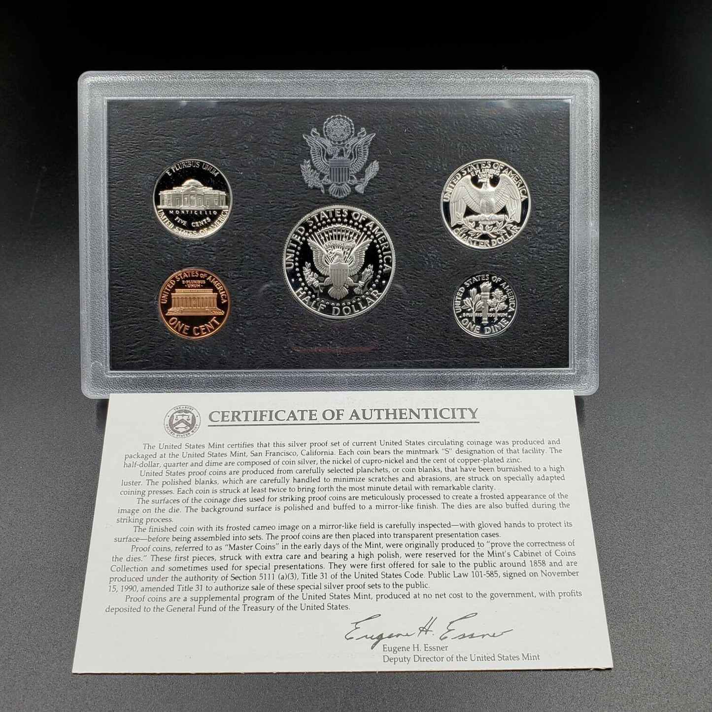 1992 S US Proof 90% Silver Coin Set OGP Combo Ship Discount RobinsonsCoinTown
