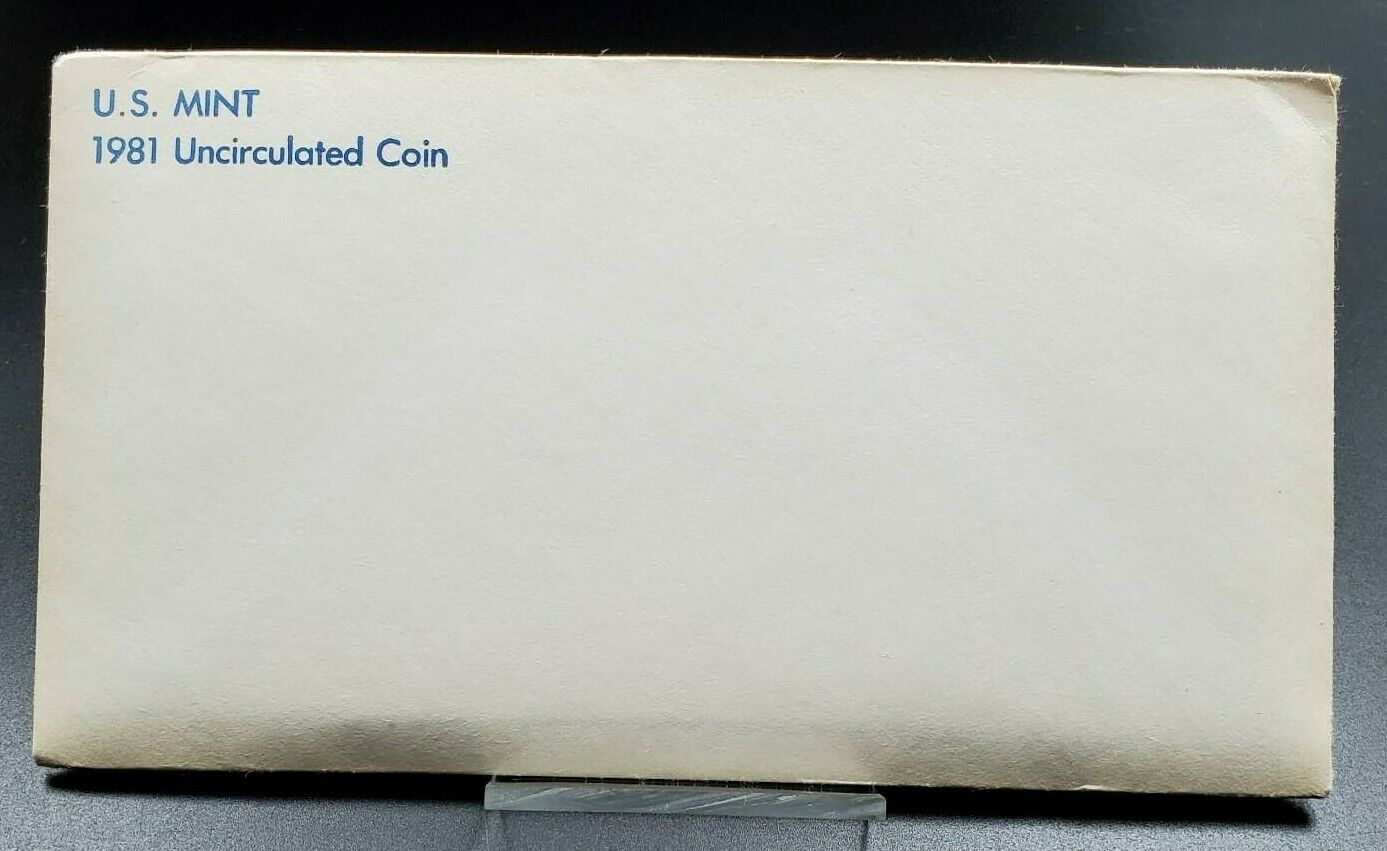 1981 US Mint Uncirculated Set OGP COA RobinsonsCoinTown Combined Ship Discounts