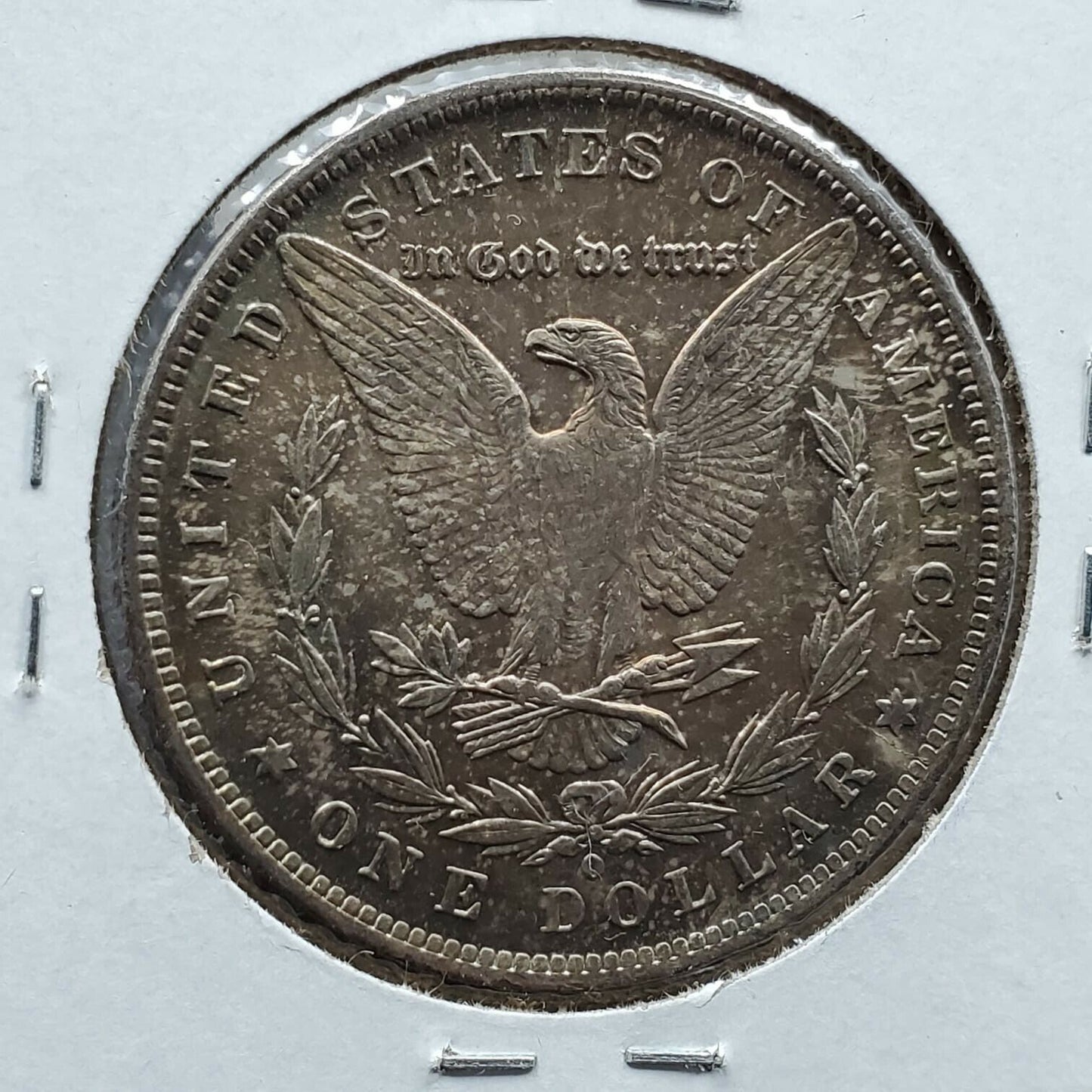 1884 O $1 Morgan Silver Dollar Coin Choice BU Uncirculated Neat Toning Toner