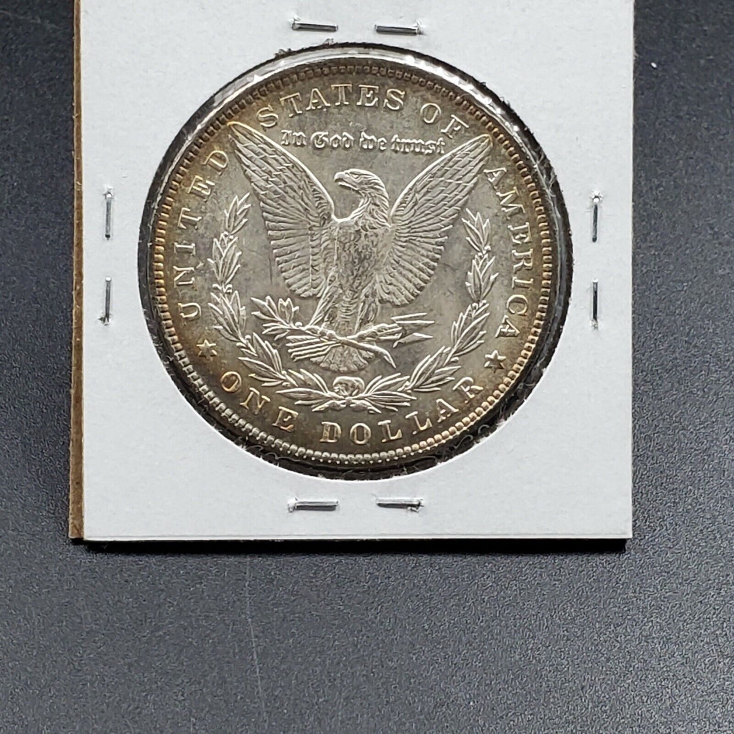 1890 P Morgan 90% Silver Eagle Dollar Coin Choice BU Uncirculated Neat Toning