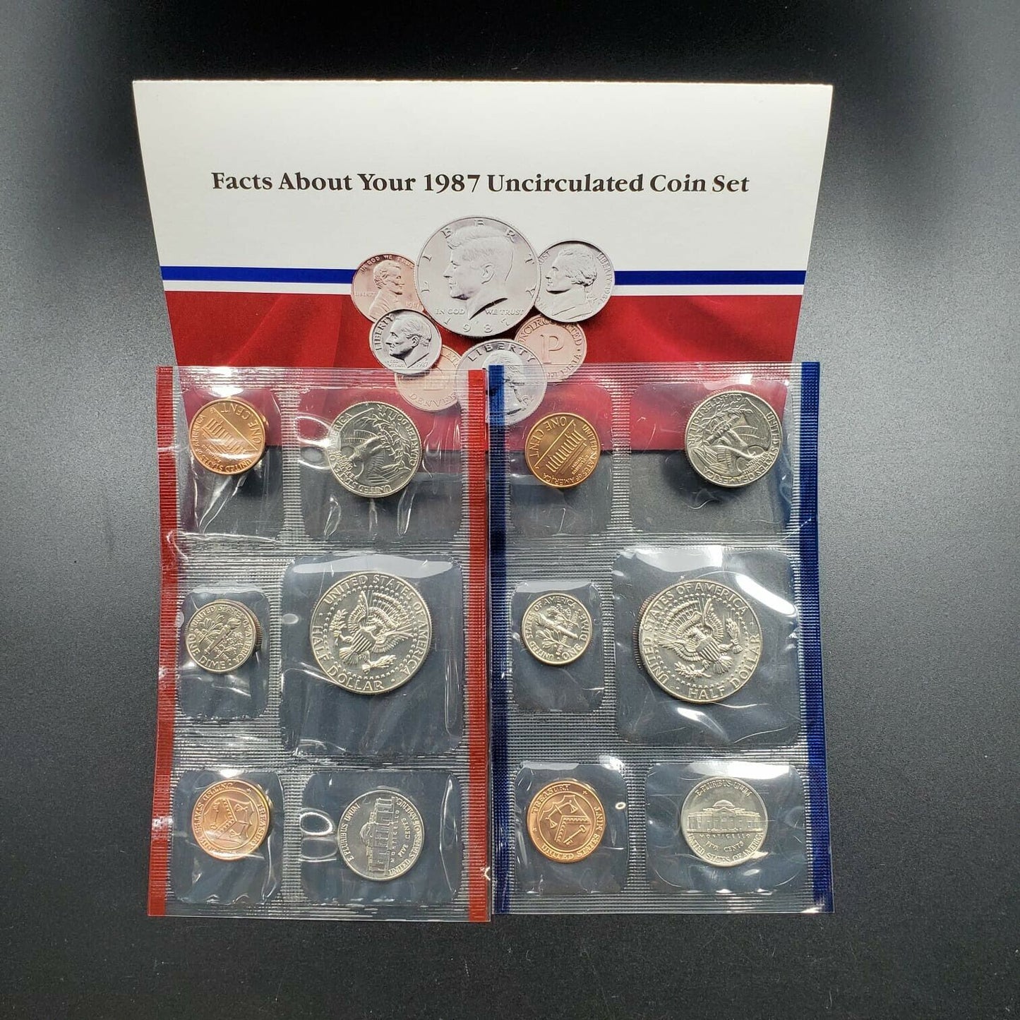 1987 US Mint Uncirculated Set OGP COA RobinsonsCoinTown Combined Ship Discounts