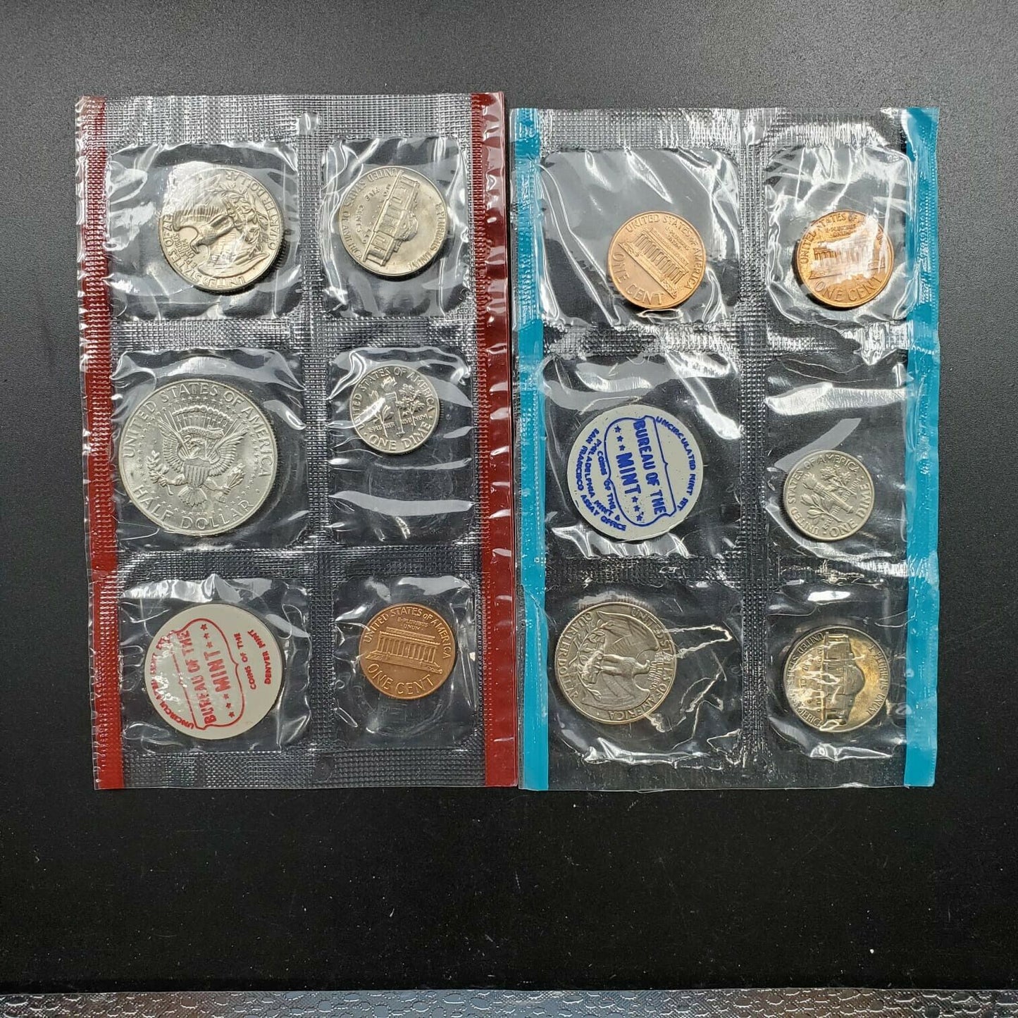 1968 US Mint UNC Silver 1/2 Set OGP COA RobinsonsCoinTown Combo Ship Discount