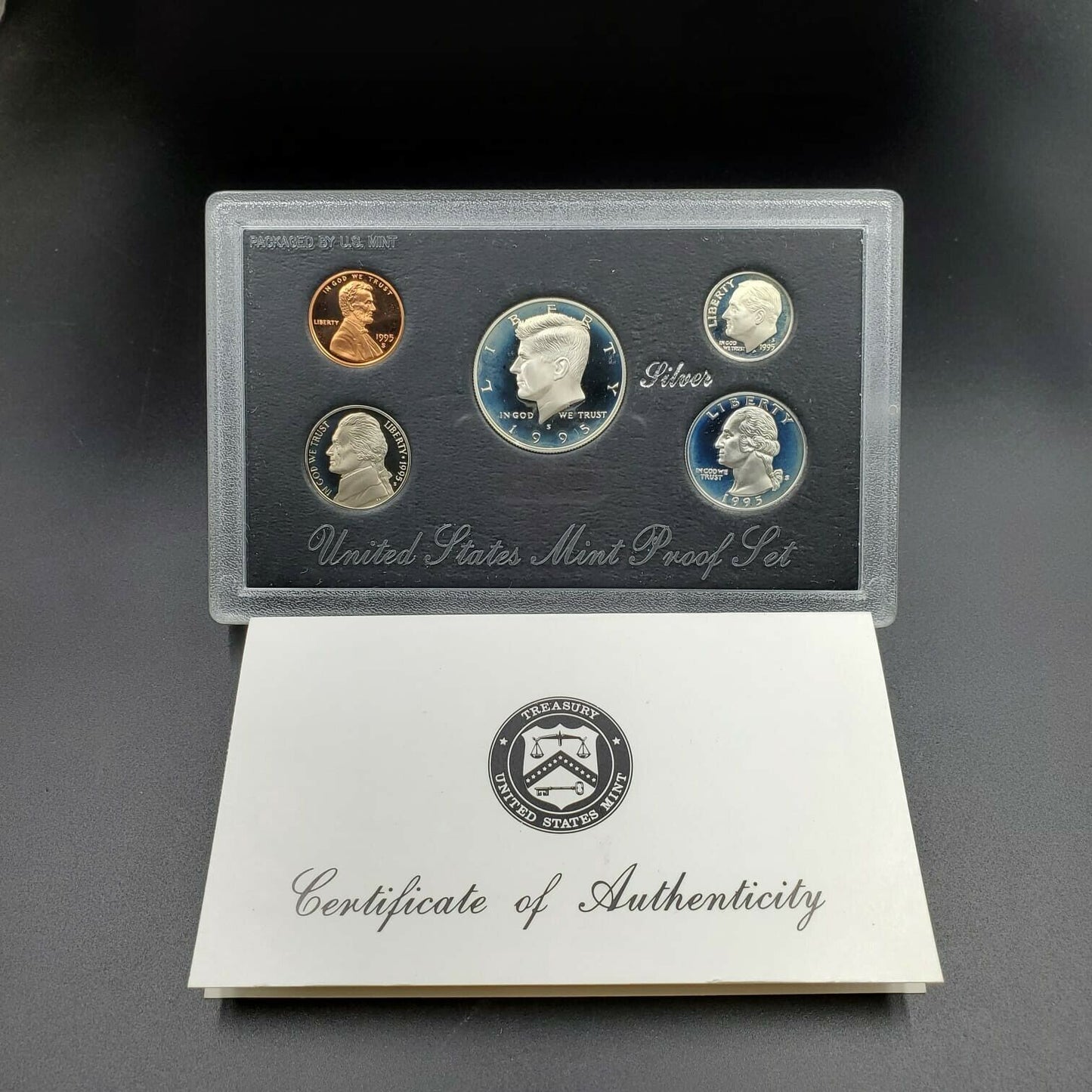 1995 S US Proof 90% Silver Coin Set OGP Combo Ship Discount RobinsonsCoinTown