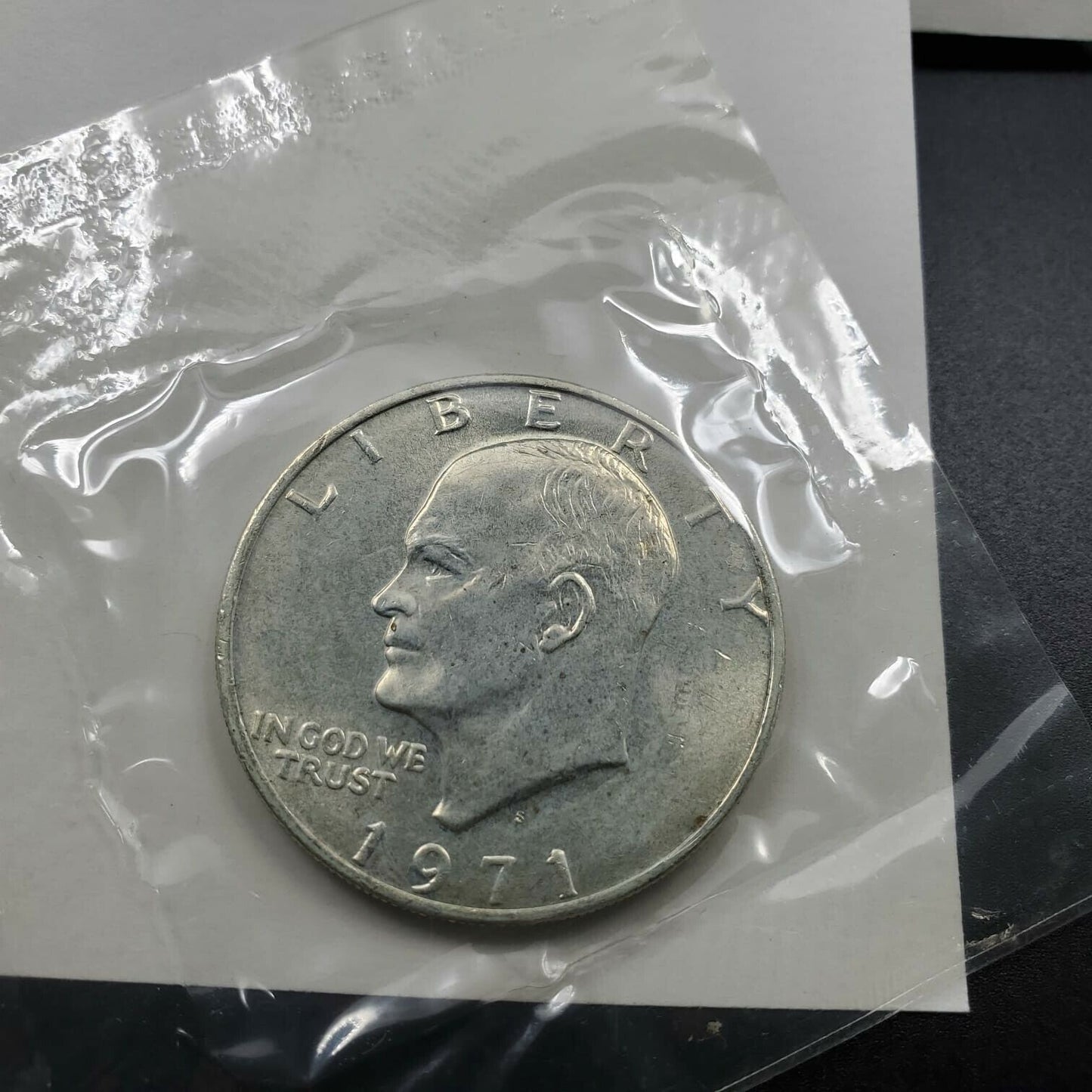 1971 S US $1 EISENHOWER Blue Ike Silver Dollar OGP RobinsonsCoinTown Combo Ship